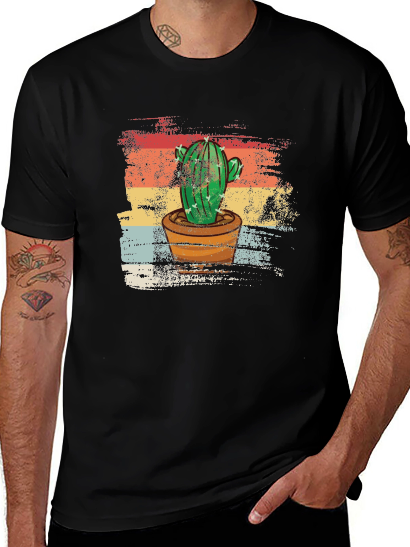 Retro Cactus Graphic Tee