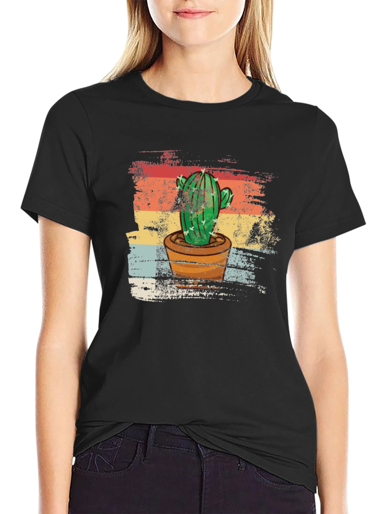 Retro Cactus Graphic Tee