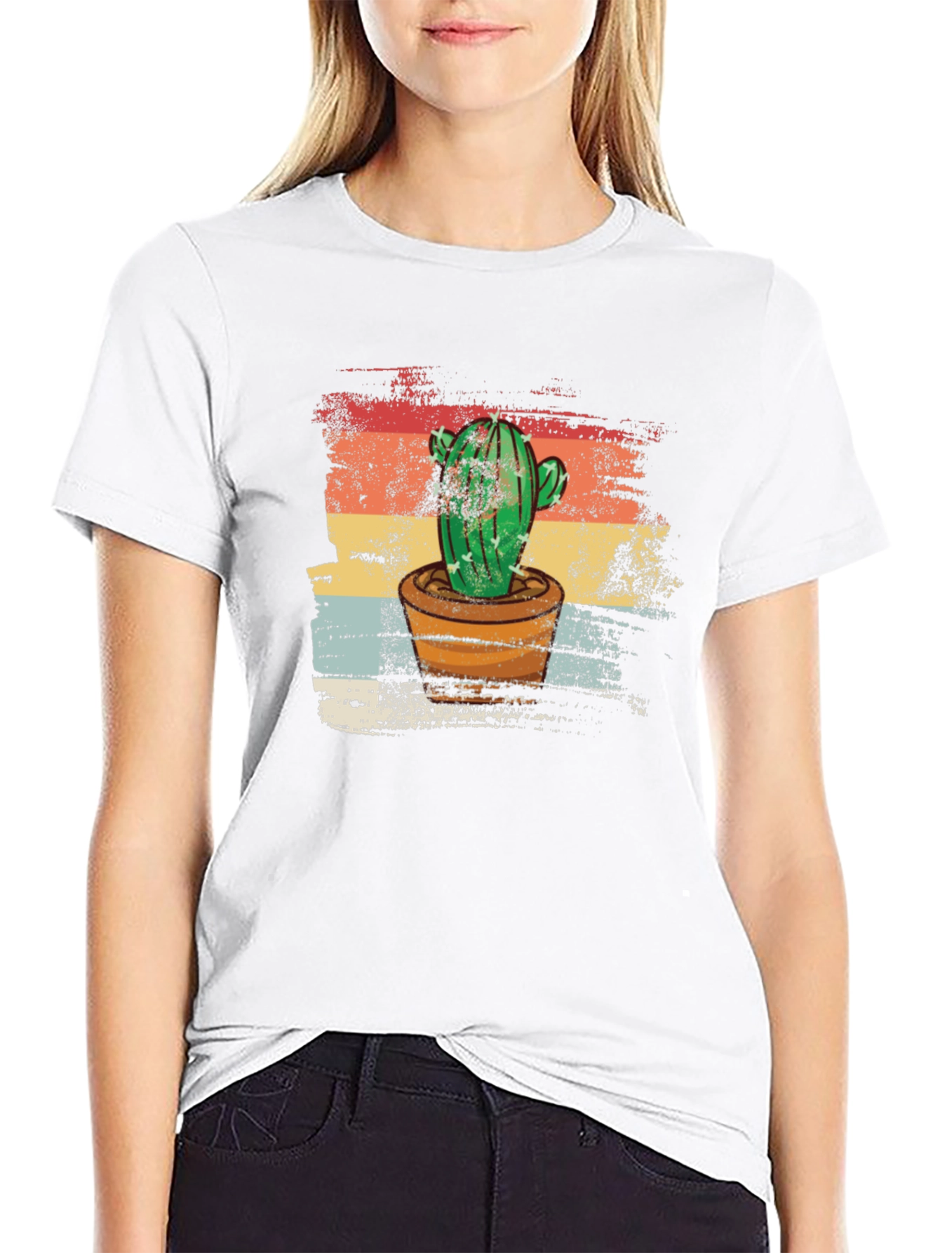 Retro Cactus Graphic Tee