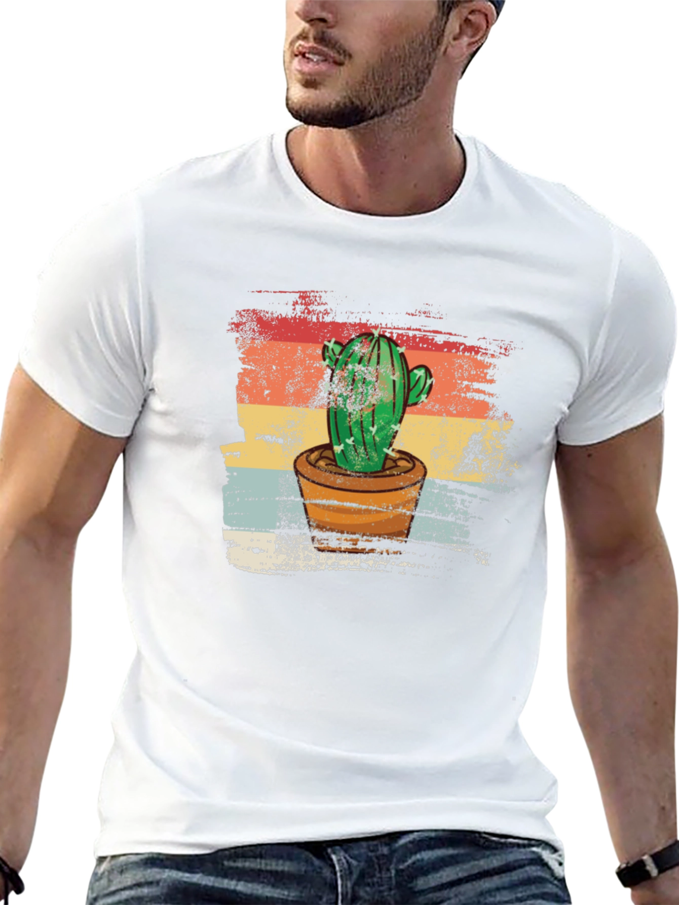 Retro Cactus Graphic Tee
