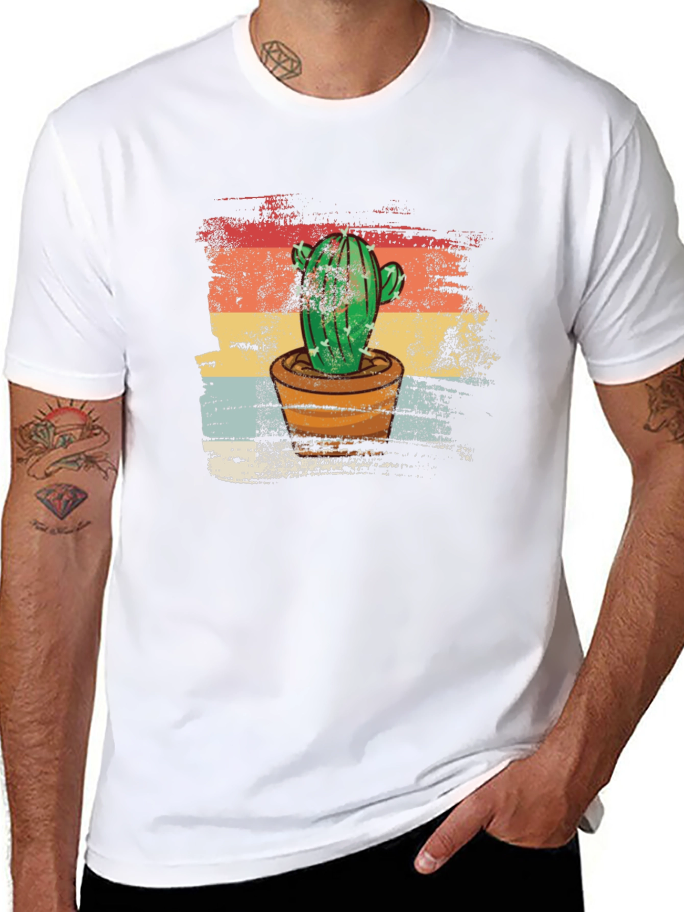 Retro Cactus Graphic Tee