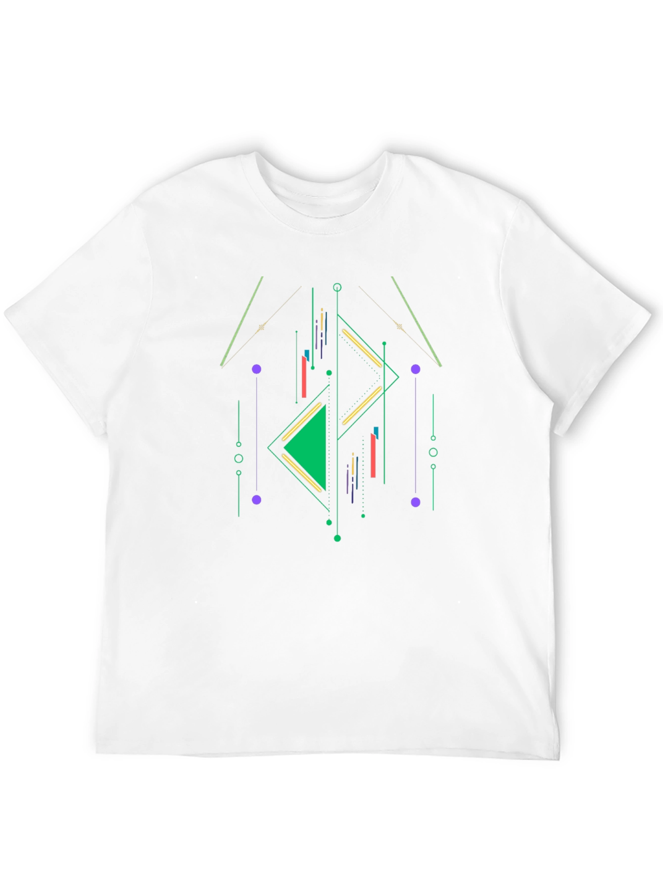 Geometric Design Tee - Modern Graphic Shirt