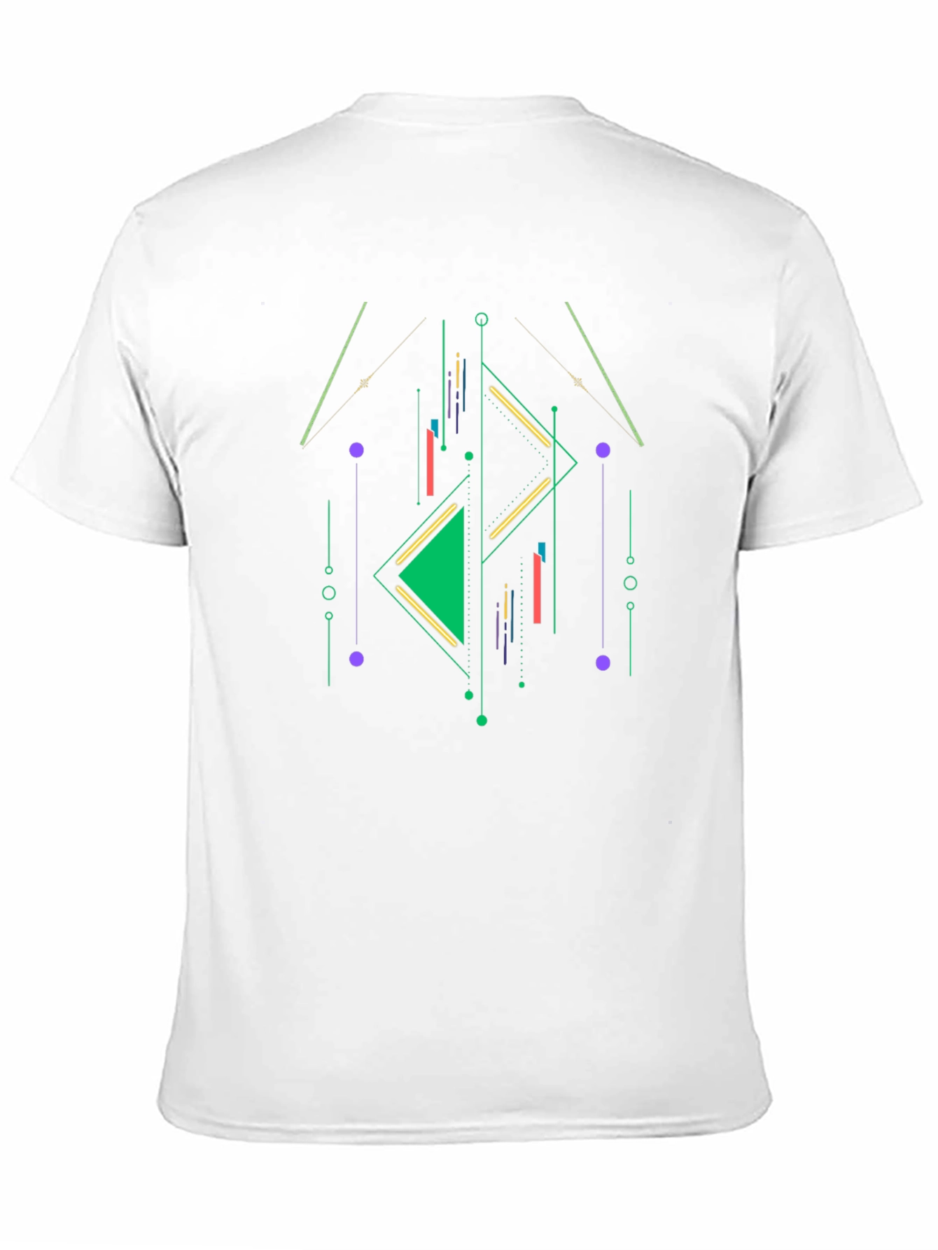 Geometric Design Tee - Modern Graphic Shirt