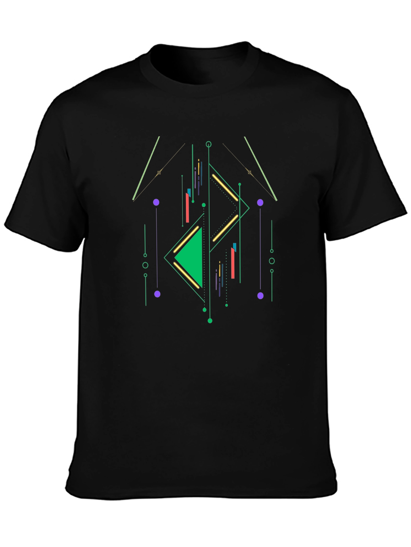 Geometric Design Tee - Modern Graphic Shirt