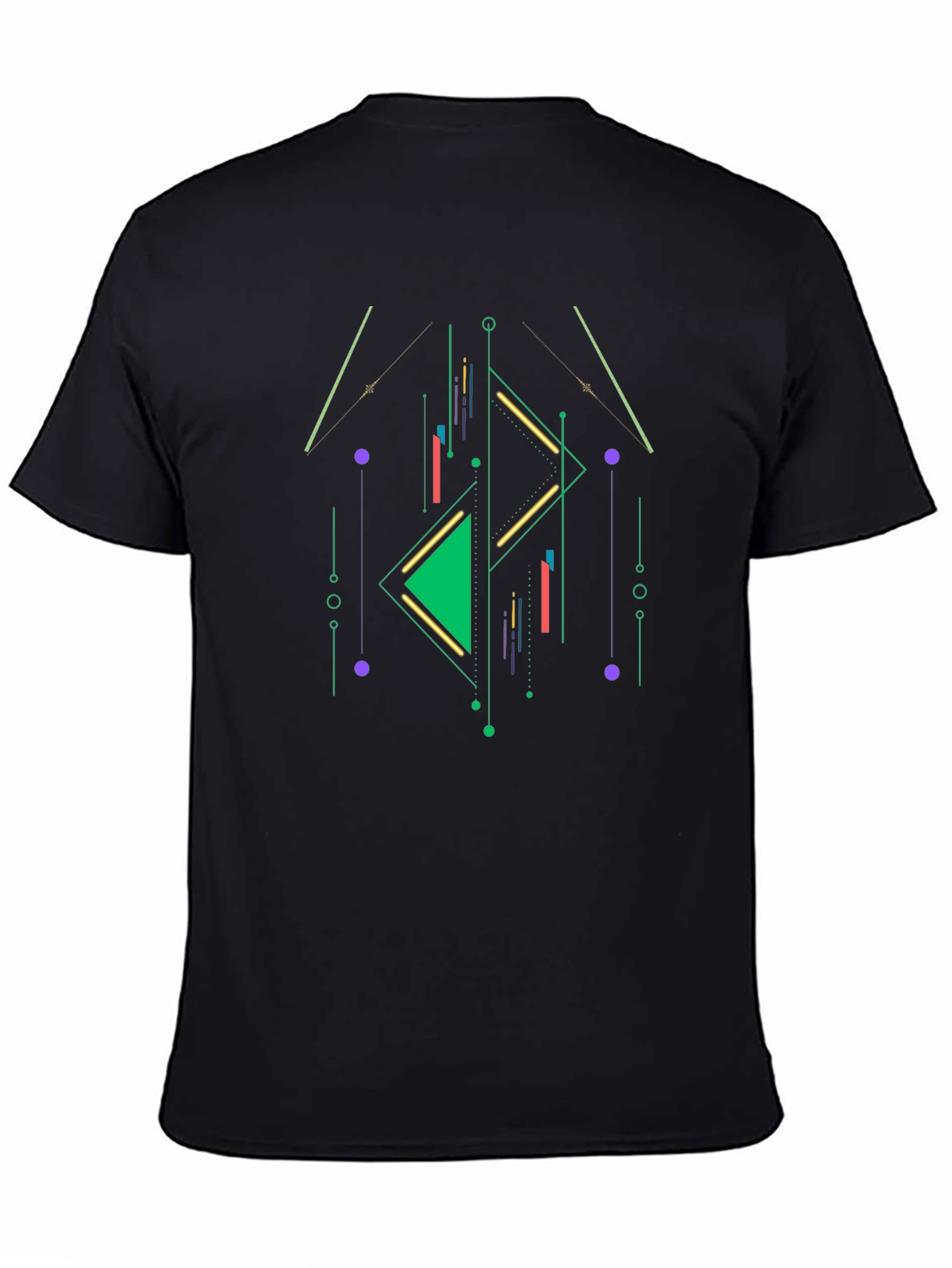 Geometric Design Tee - Modern Graphic Shirt