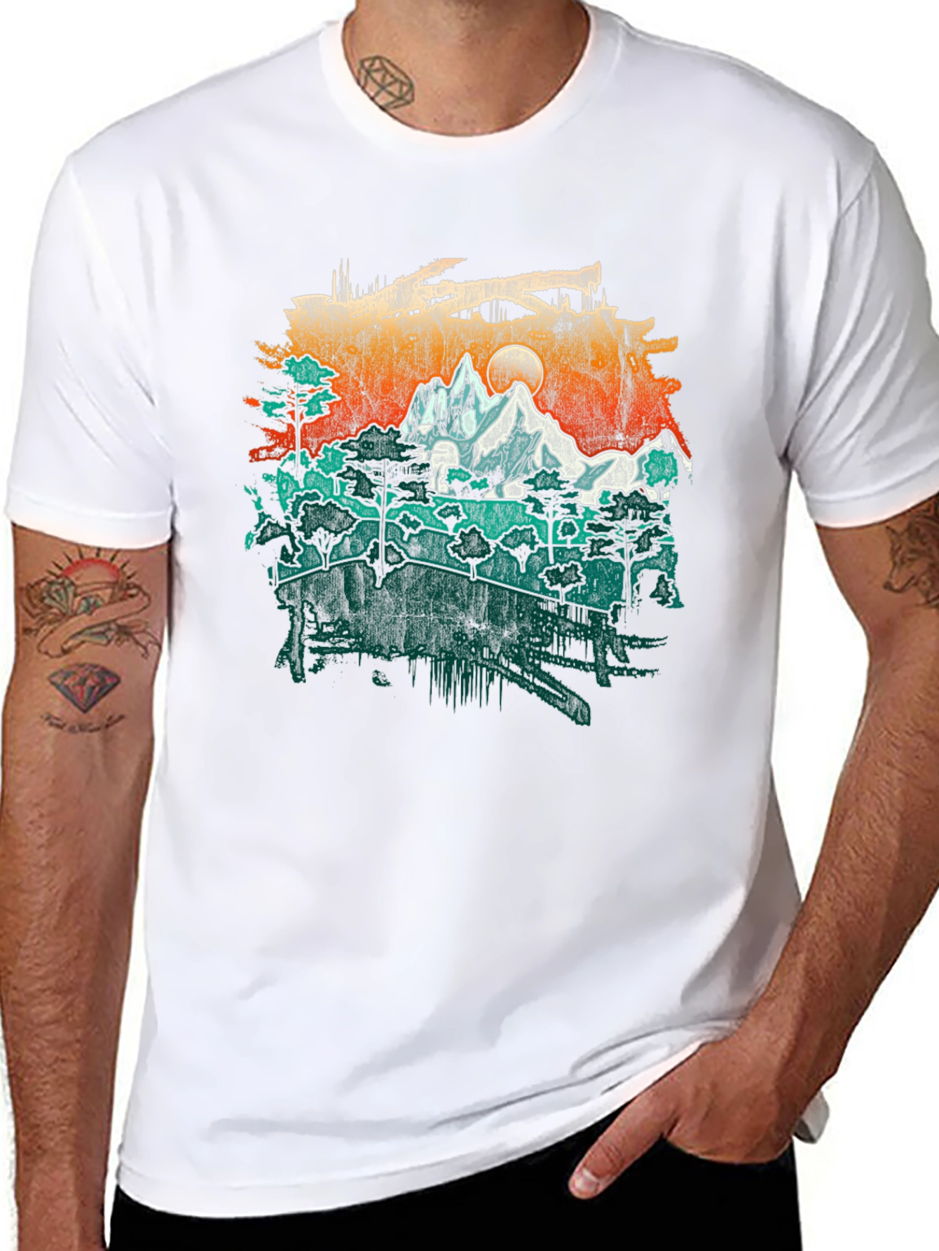 Mountain Adventure Graphic Tee - Nature Lovers Shirt
