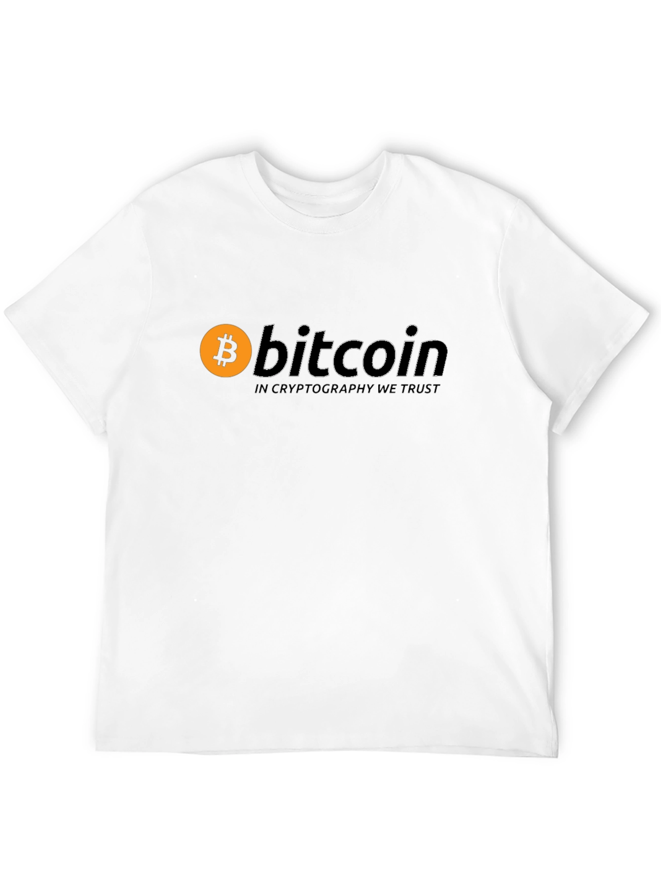 Bitcoin Cryptocurrency Black T-Shirt