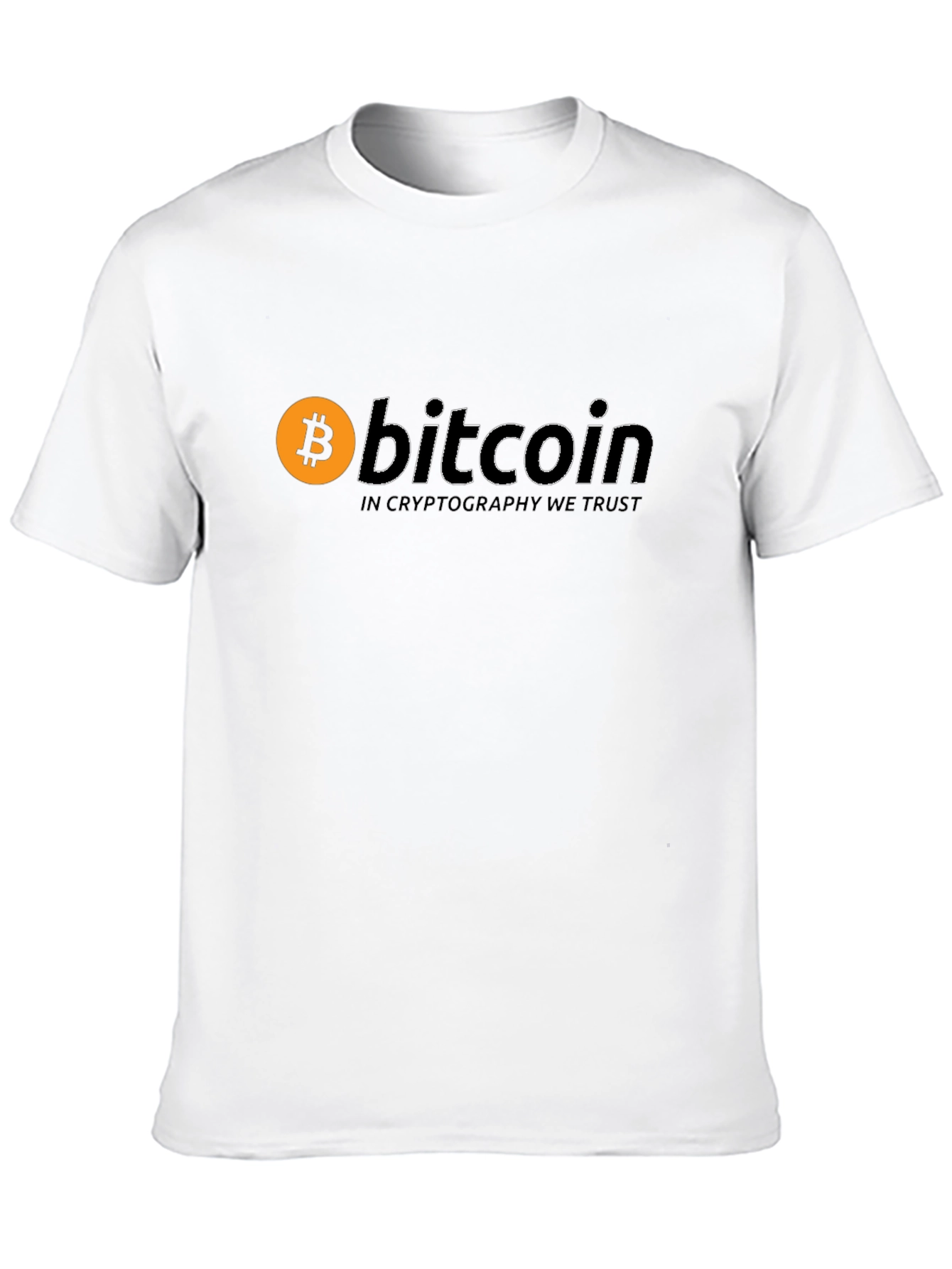 Bitcoin Cryptocurrency Black T-Shirt
