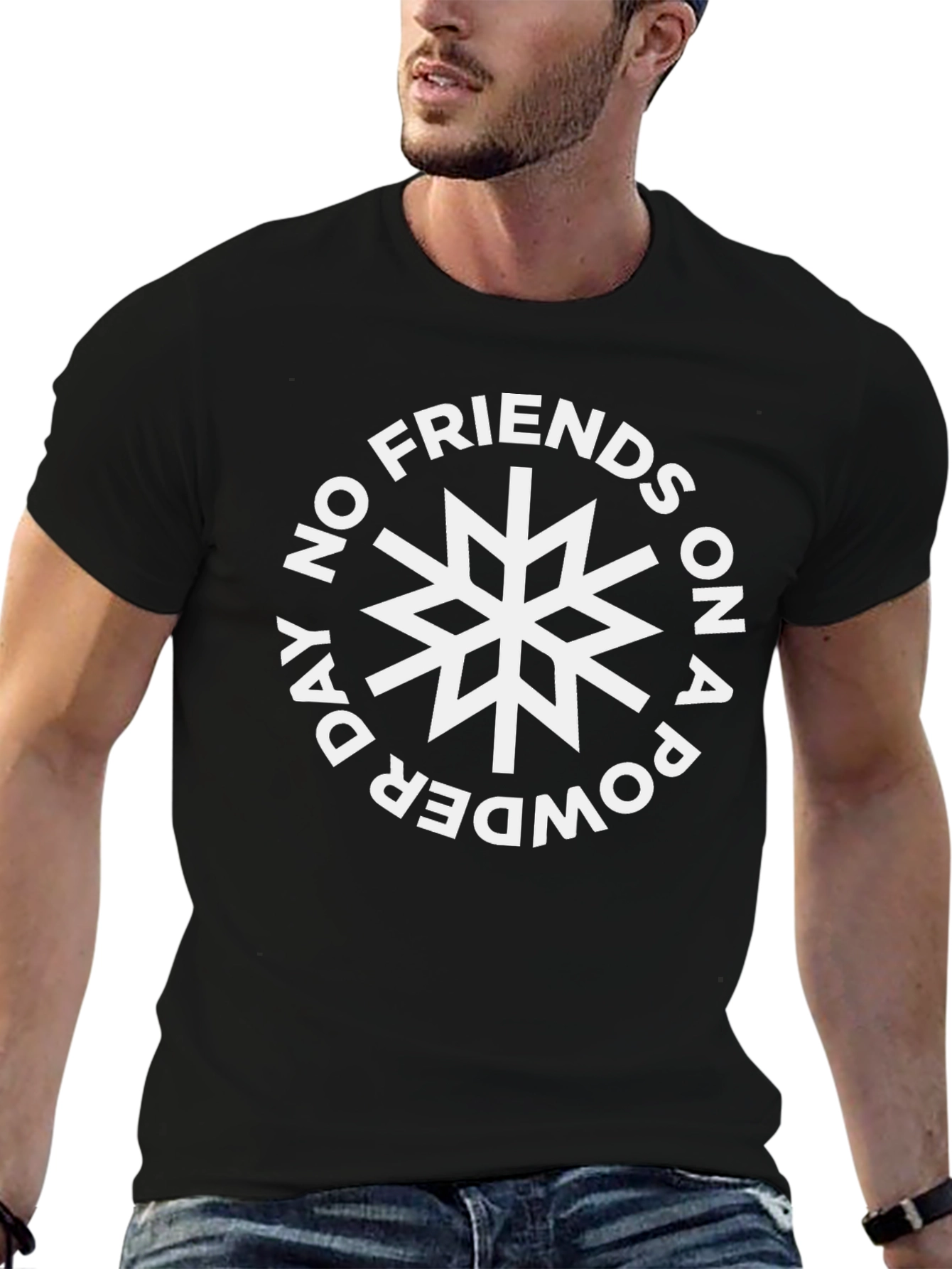 No Friends On a Powder Day T-Shirt