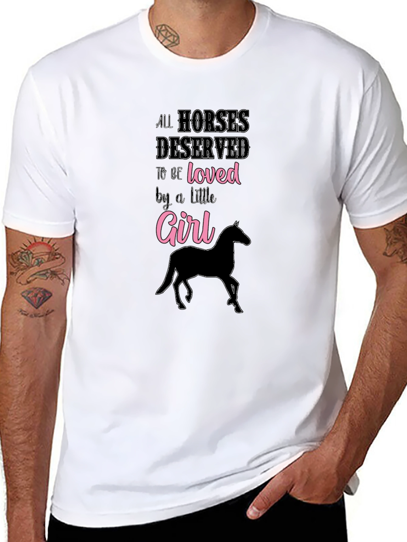 All Horses Deserved to be Loved Girl T-Shirt