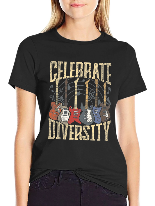 Celebrate Diversity Music T-Shirt