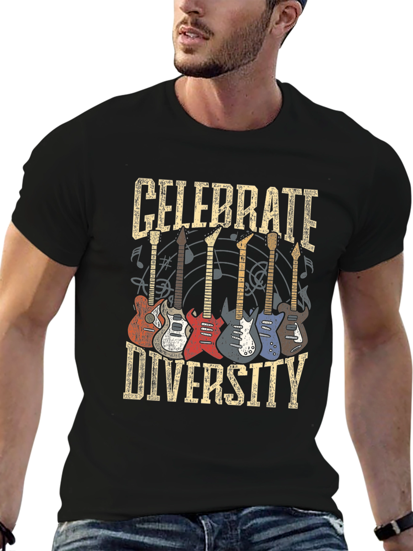 Celebrate Diversity Music T-Shirt