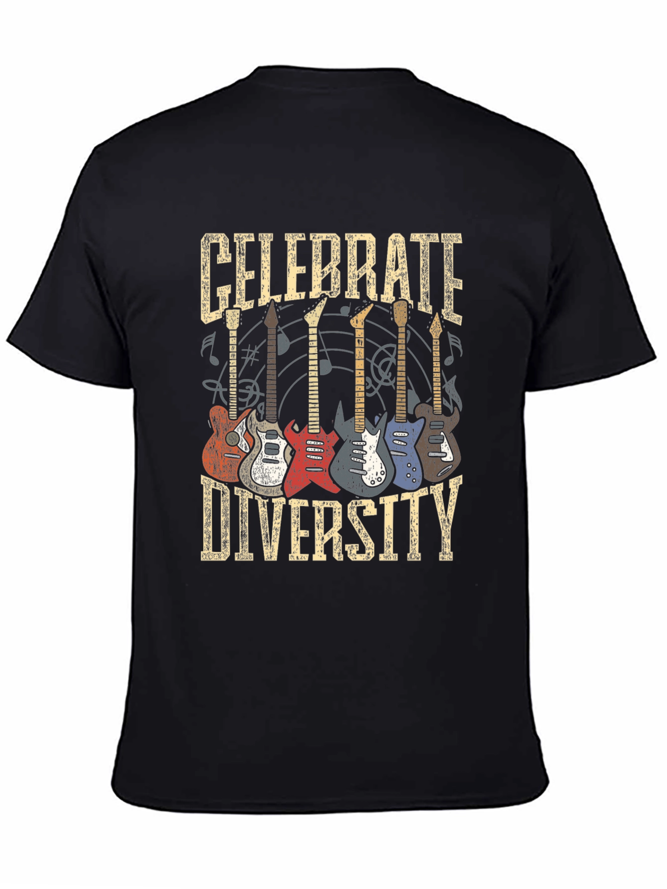 Celebrate Diversity Music T-Shirt