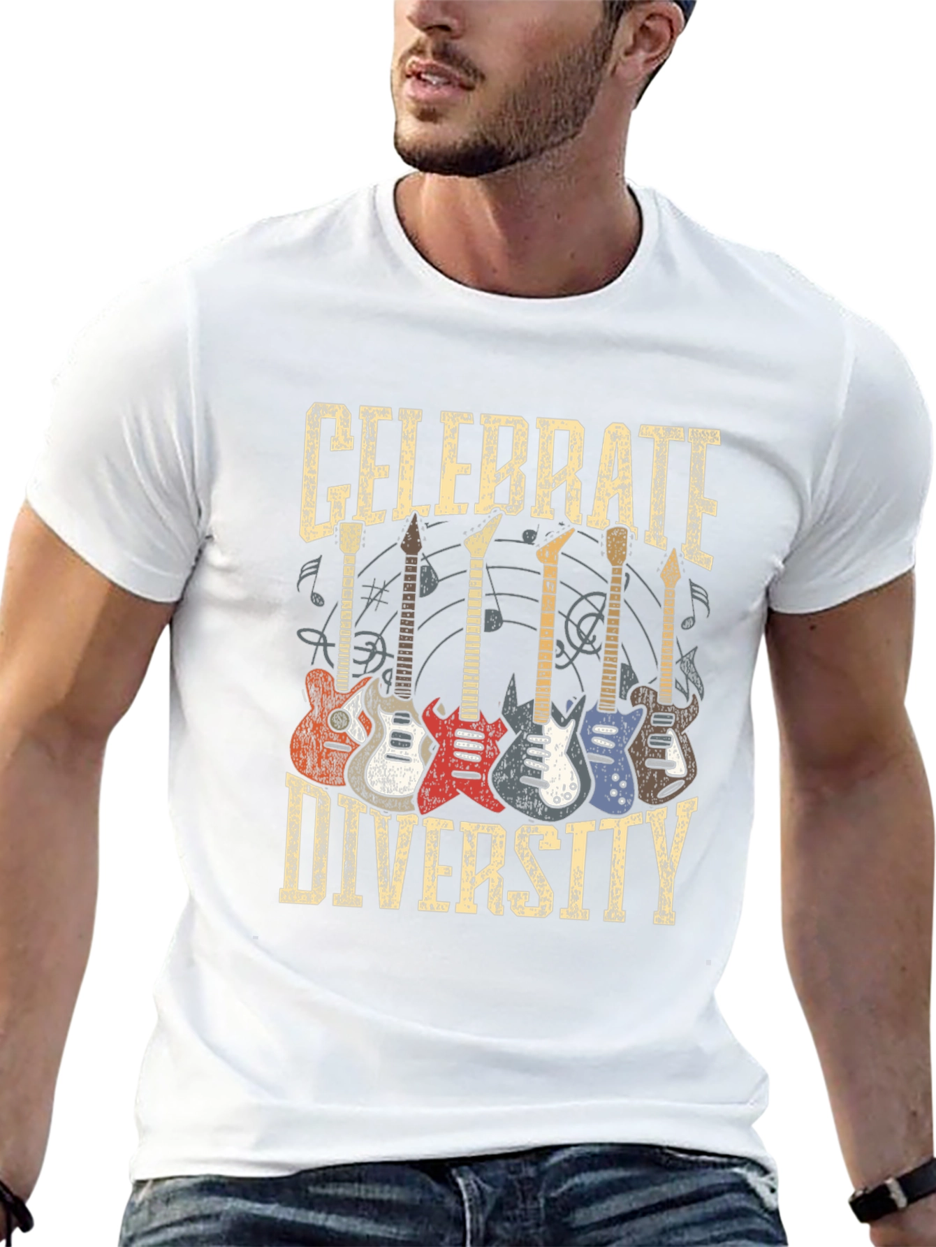Celebrate Diversity Music T-Shirt