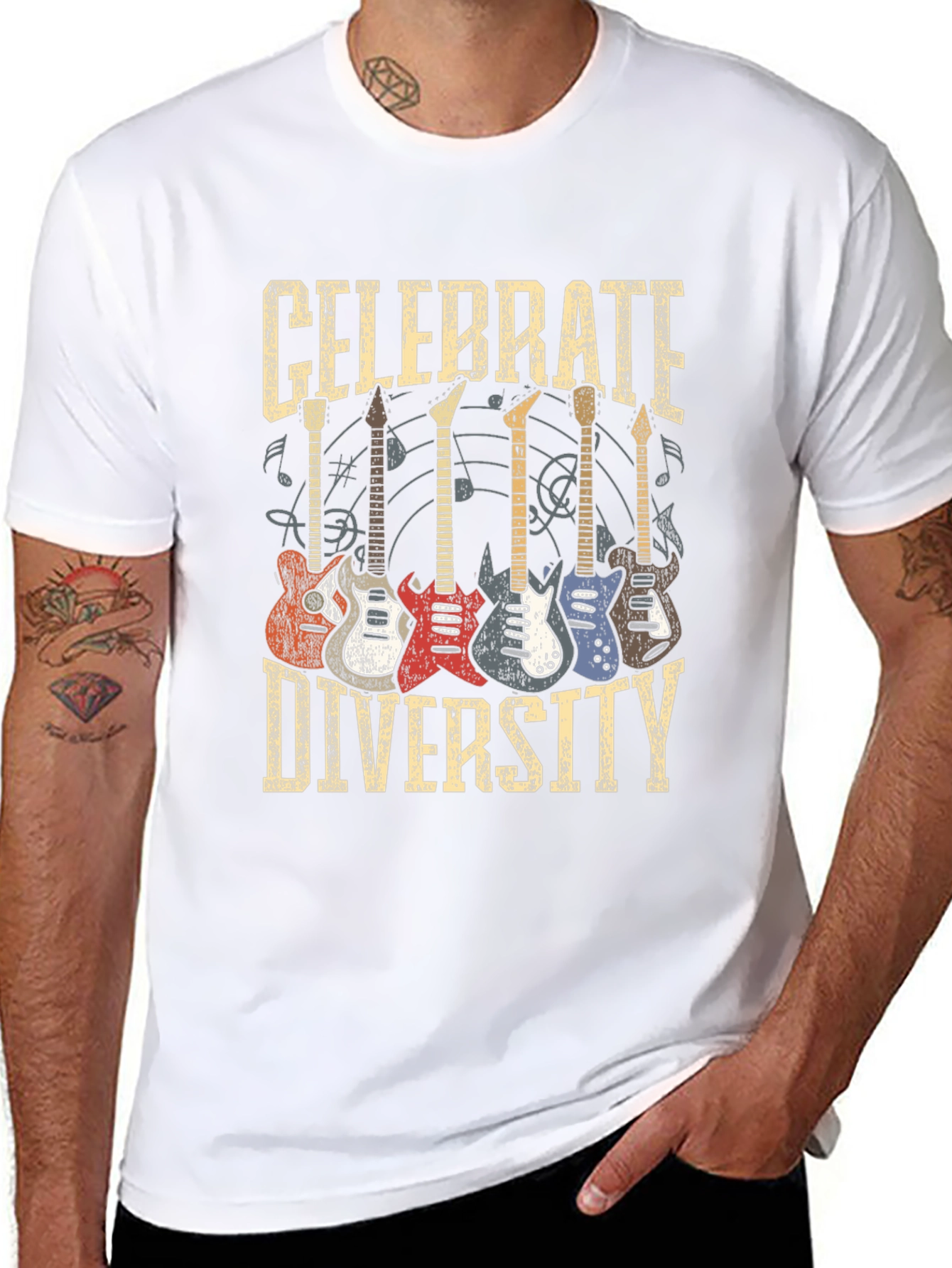 Celebrate Diversity Music T-Shirt