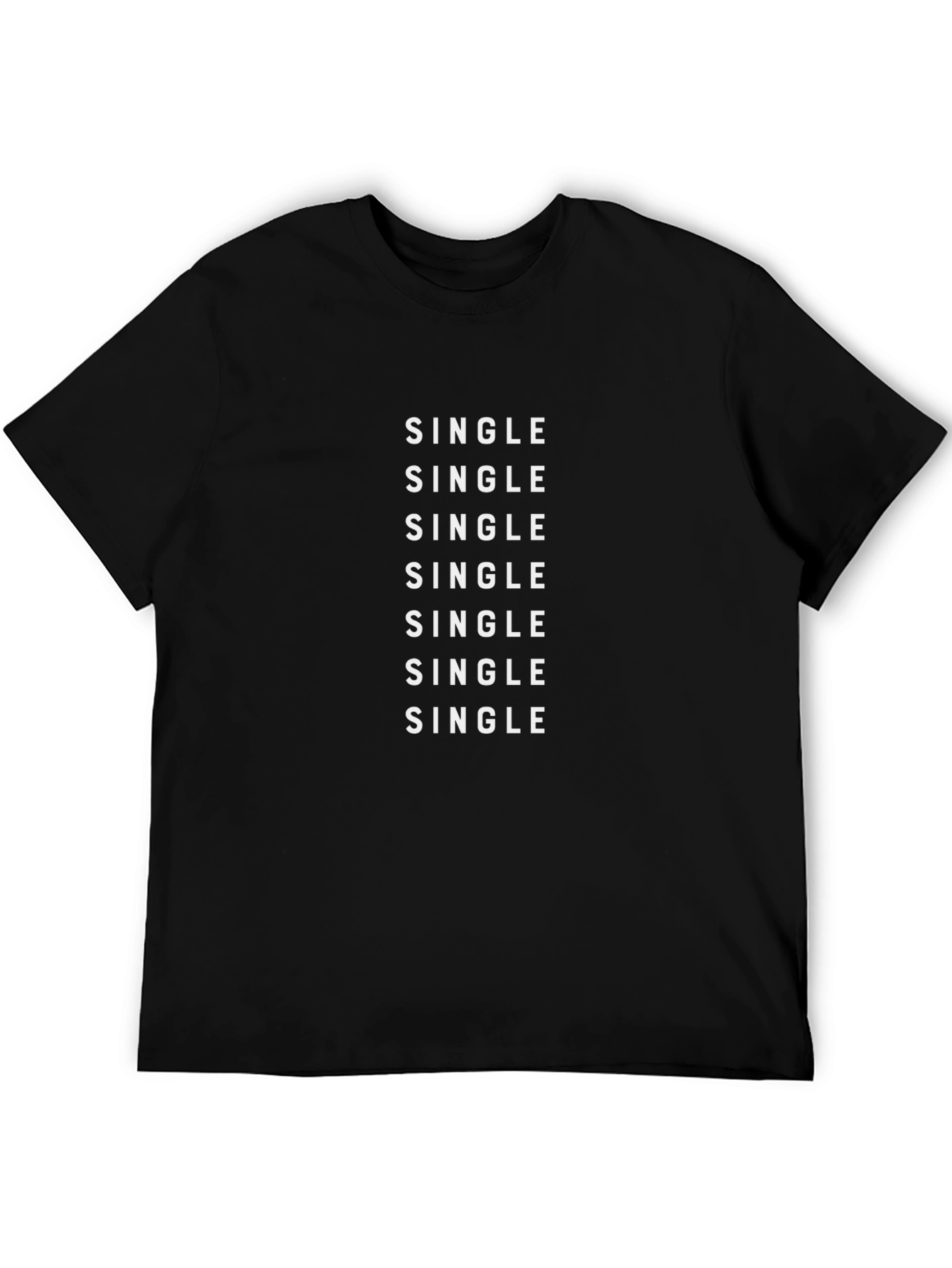 Single Stacked Word Graphic T-Shirt