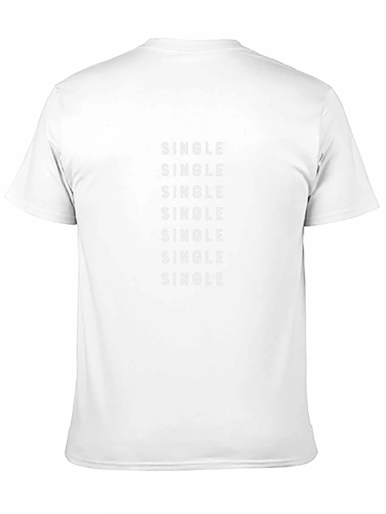 Single Stacked Word Graphic T-Shirt