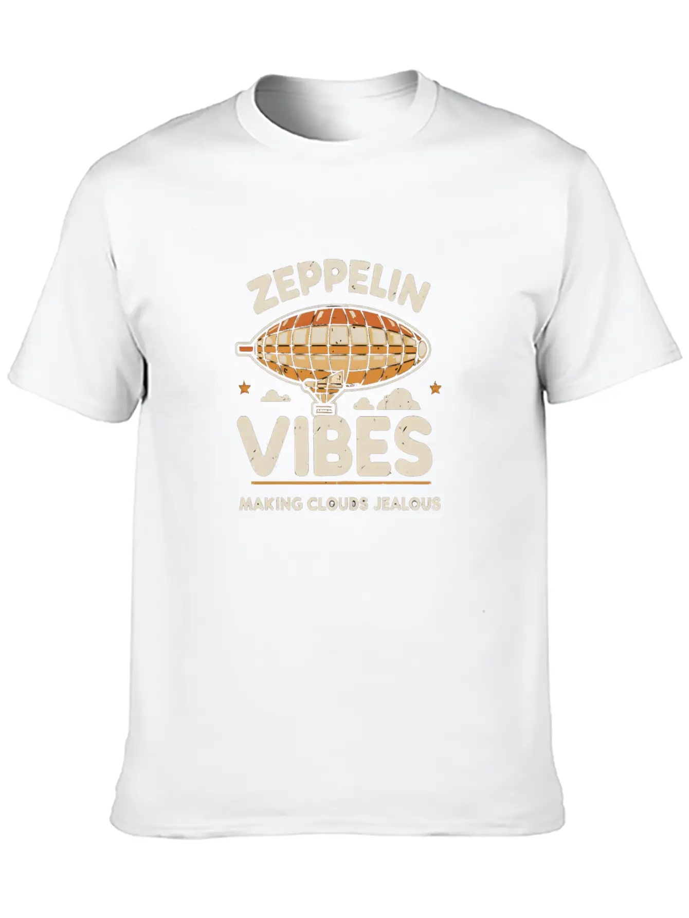 Zeppelin Vibes: Making Clouds Jealous Stylish Everyday T-Shirt – Unisex Basic Cotton Tee