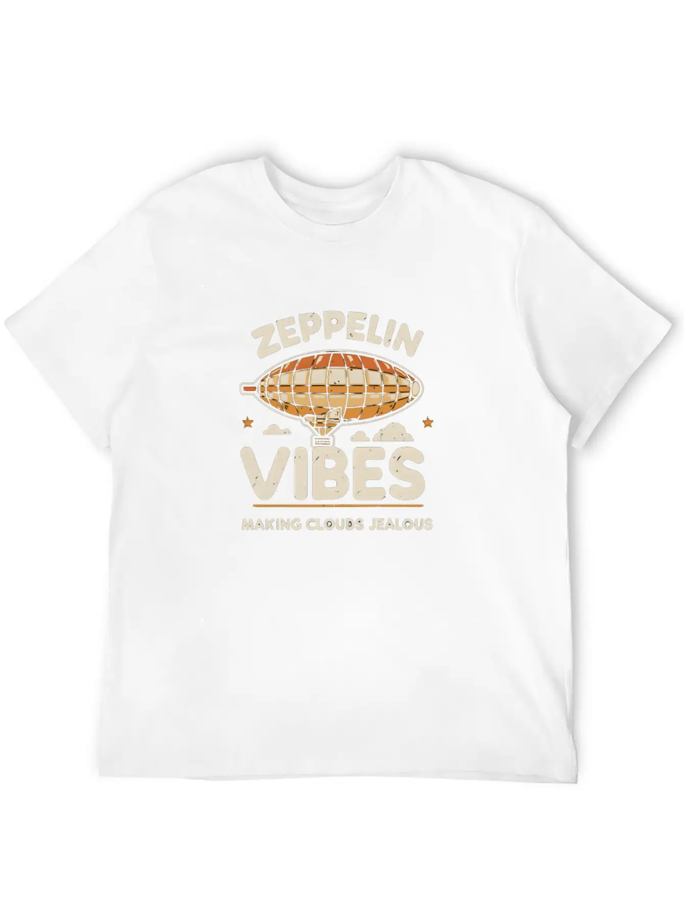 Zeppelin Vibes: Making Clouds Jealous Stylish Everyday T-Shirt – Unisex Basic Cotton Tee