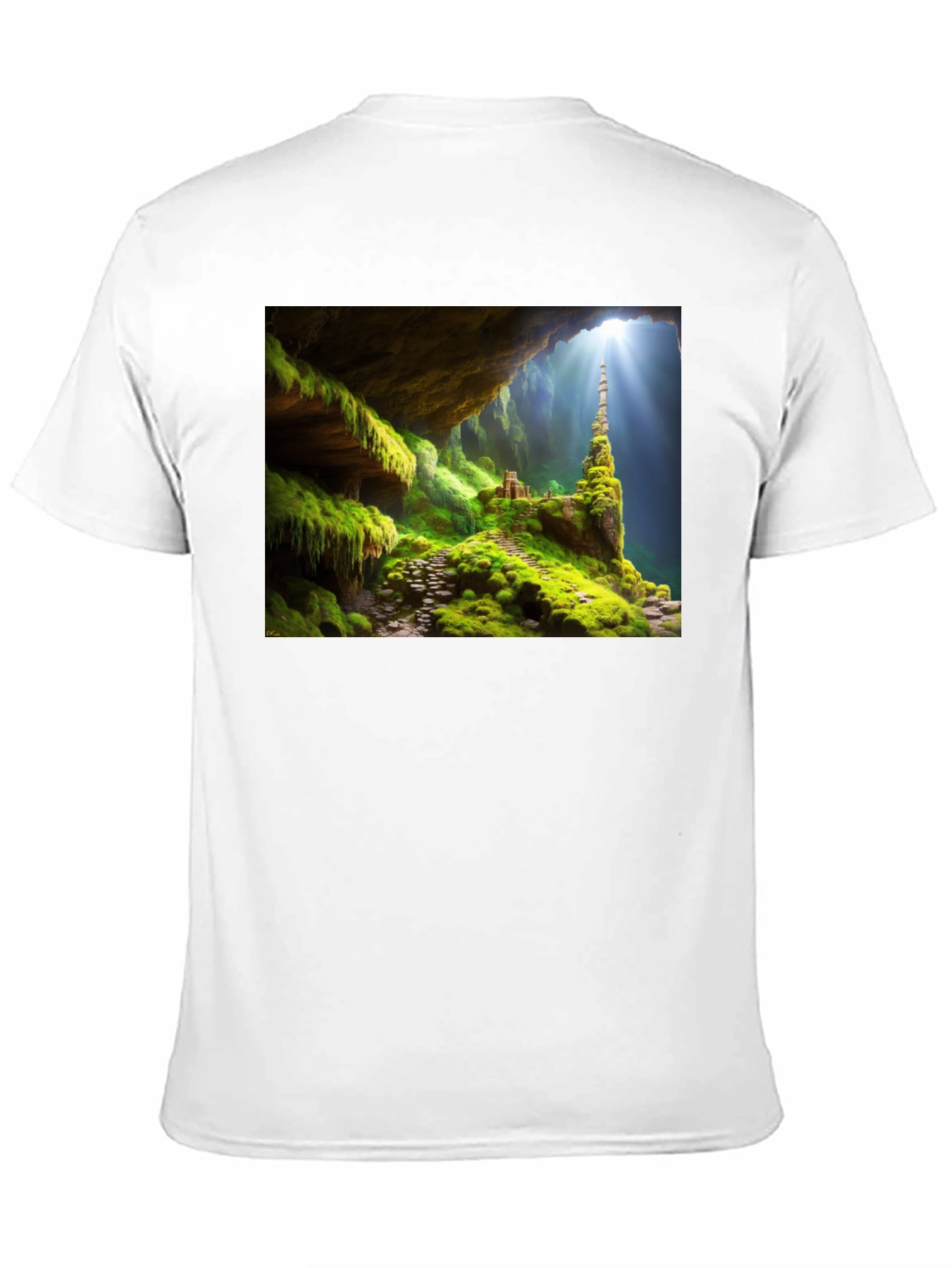 Mossy Cave T-Shirt - Nature Adventure Tee
