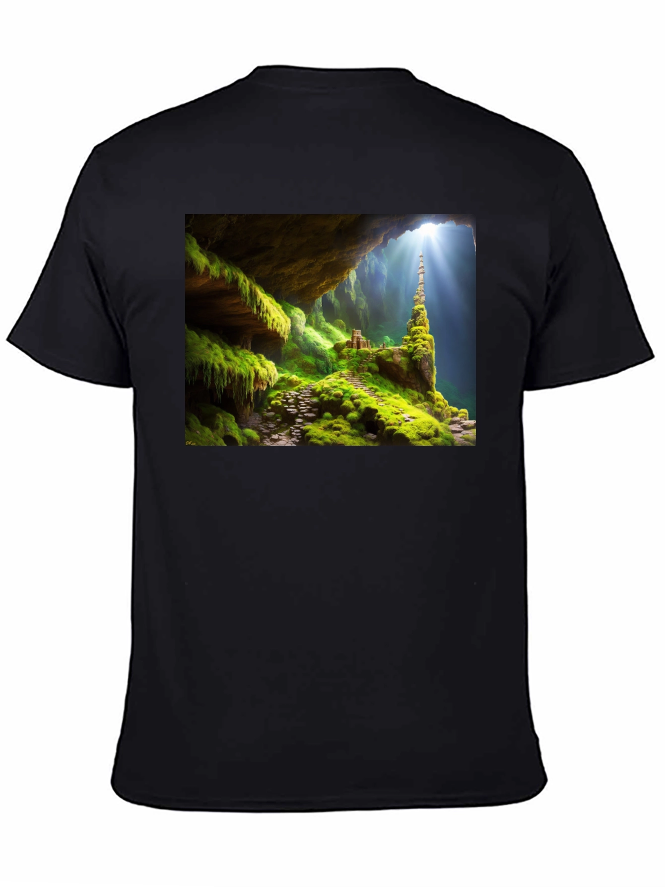 Mossy Cave T-Shirt - Nature Adventure Tee