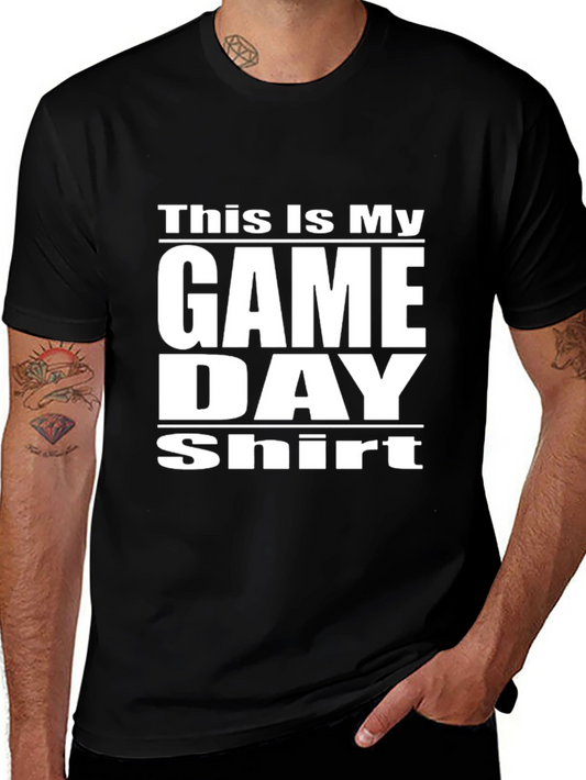 Game Day Shirt - Black Graphic Tee
