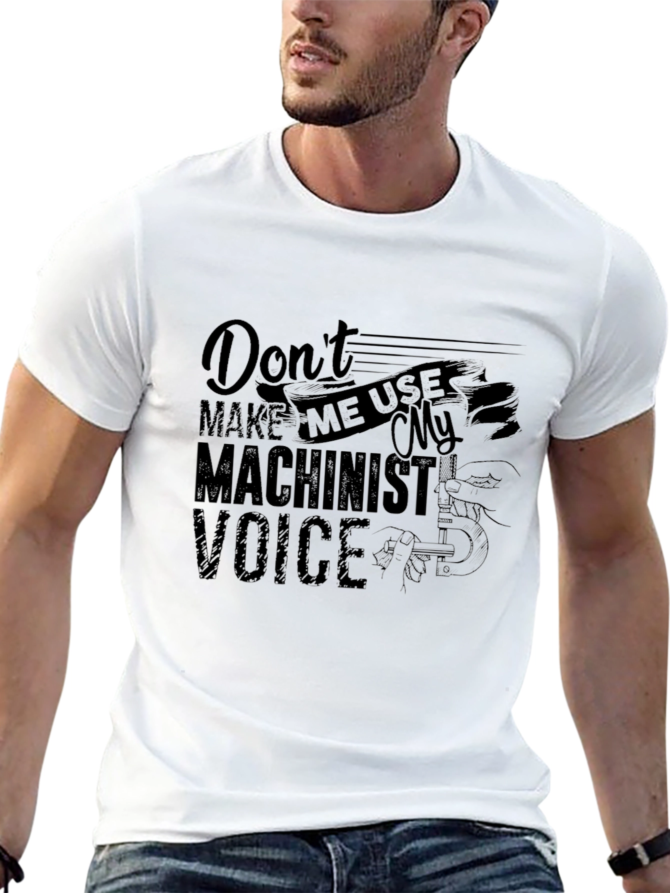 Machinist Voice T-Shirt - Funny Job Profession Tee