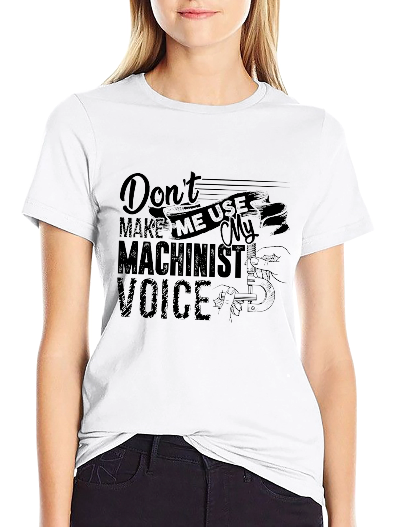 Machinist Voice T-Shirt - Funny Job Profession Tee