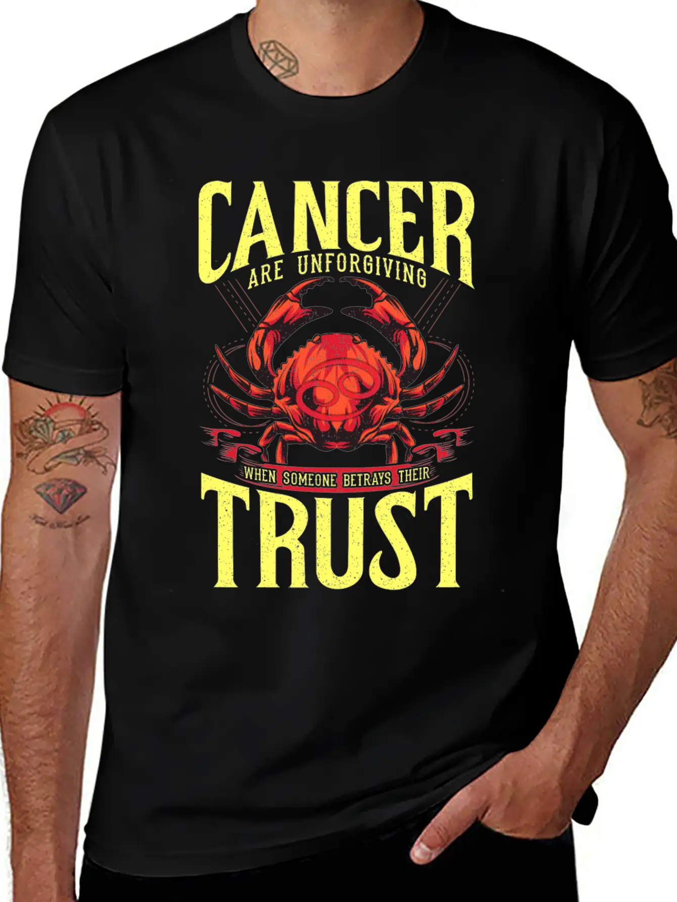 Zodiac Cancer Are Unforgiving When Someone Betrays Comfortable Minimalist Graphic Tee – Summer Style Essential