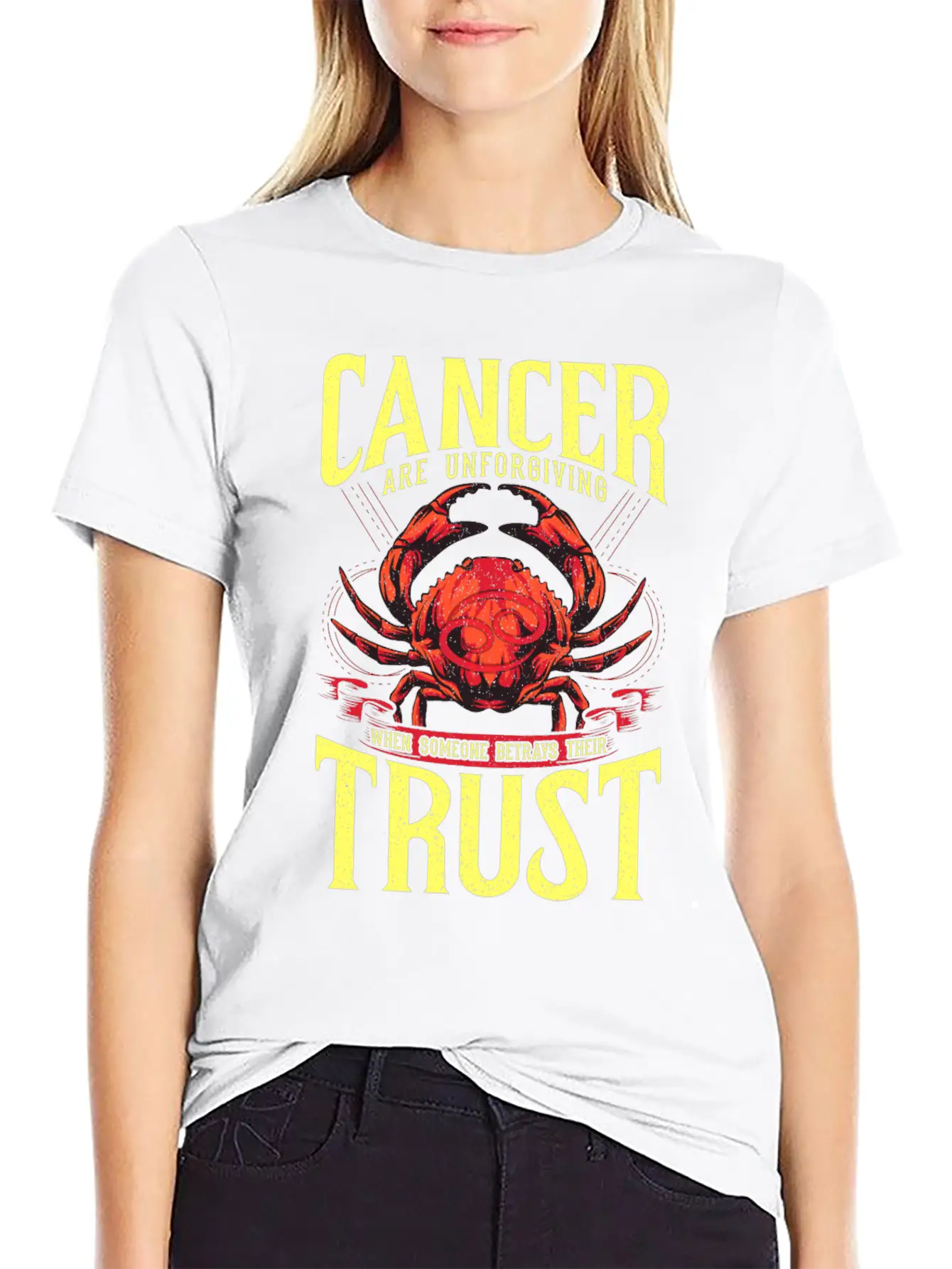 Zodiac Cancer Are Unforgiving When Someone Betrays Comfortable Minimalist Graphic Tee – Summer Style Essential