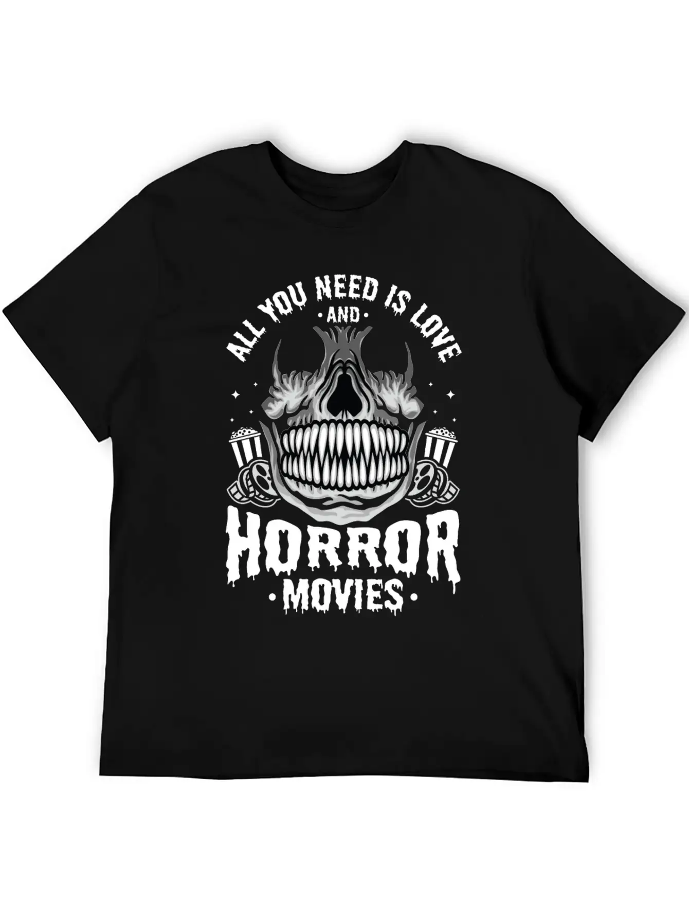 Zombie Horror Film Outfit Film Festival Halloween Timeless Short Sleeve Tee – Comfy And Minimalist Design