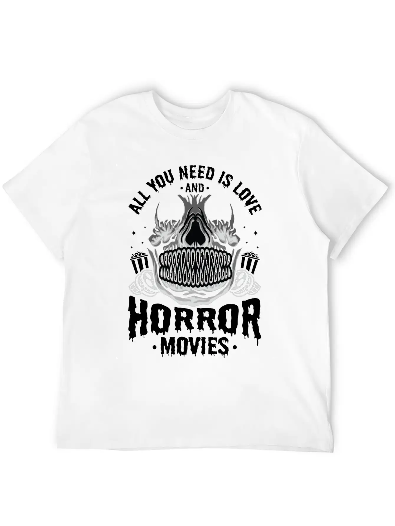 Zombie Horror Film Outfit Film Festival Halloween Timeless Short Sleeve Tee – Comfy And Minimalist Design