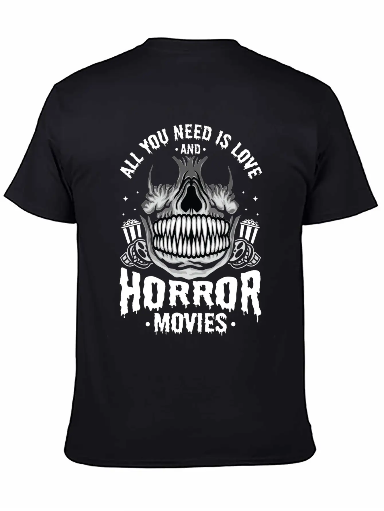 Zombie Horror Film Outfit Film Festival Halloween Timeless Short Sleeve Tee – Comfy And Minimalist Design