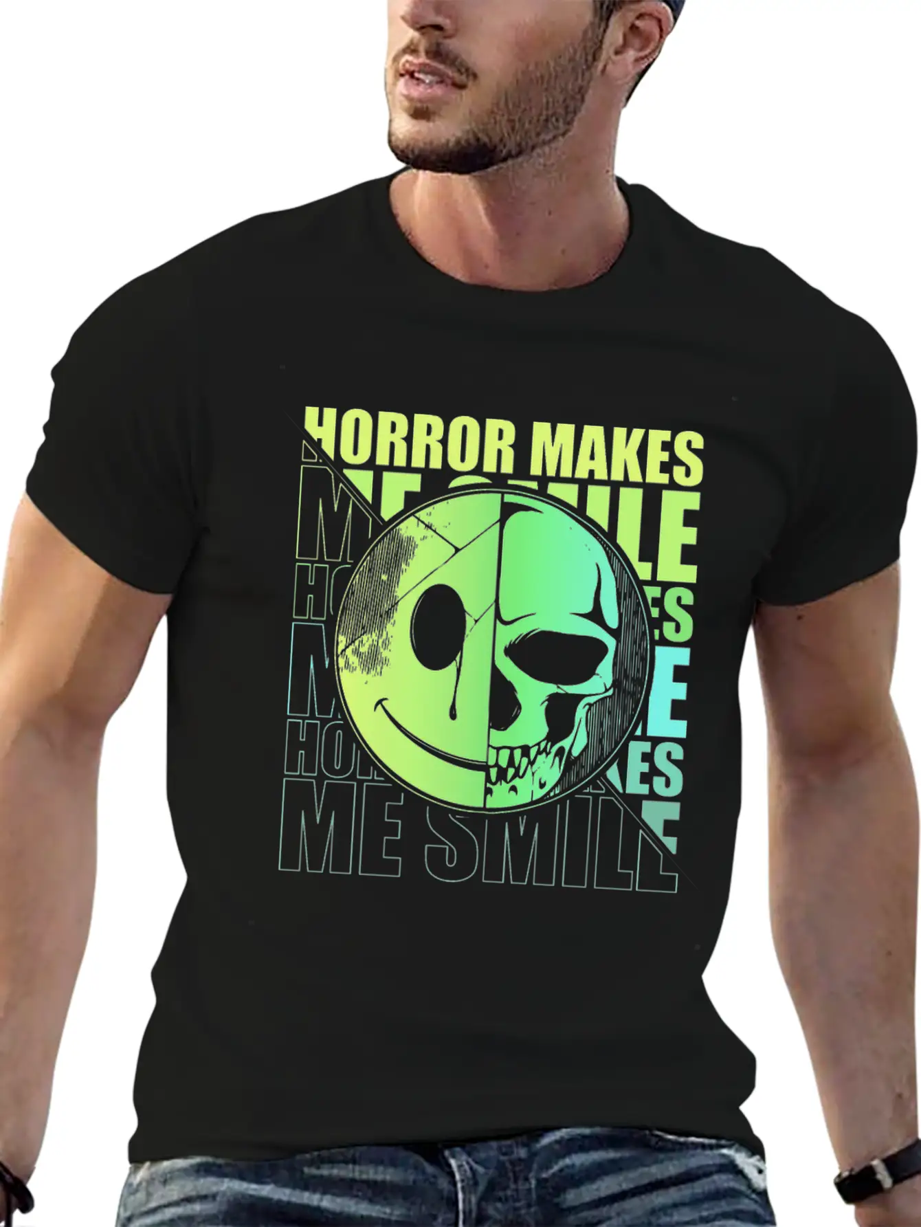 Zombie Horror Film Outfit Film Festival Halloween Unisex Short Sleeve Soft Cotton T-Shirt – Casual Everyday Wear