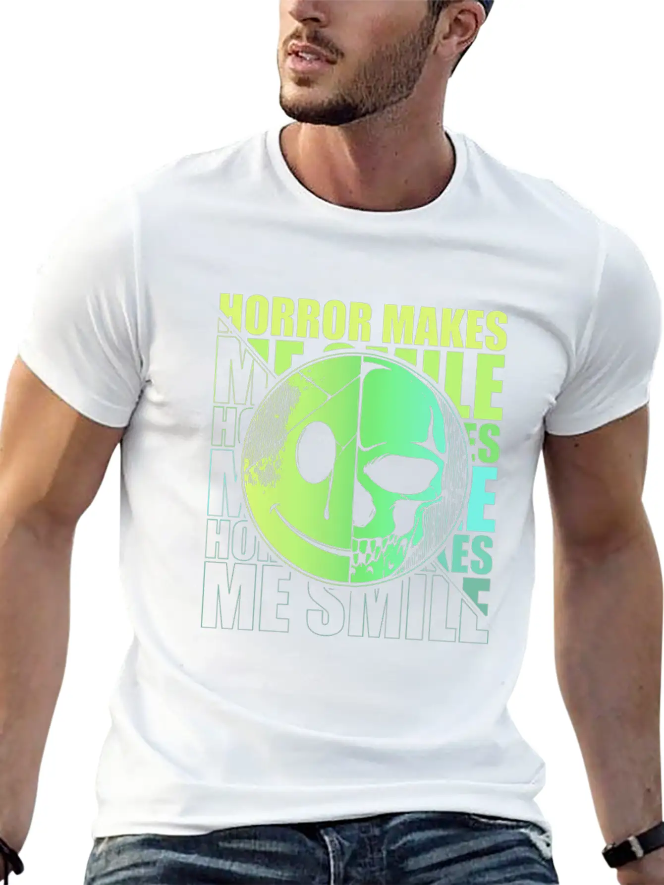 Zombie Horror Film Outfit Film Festival Halloween Unisex Short Sleeve Soft Cotton T-Shirt – Casual Everyday Wear