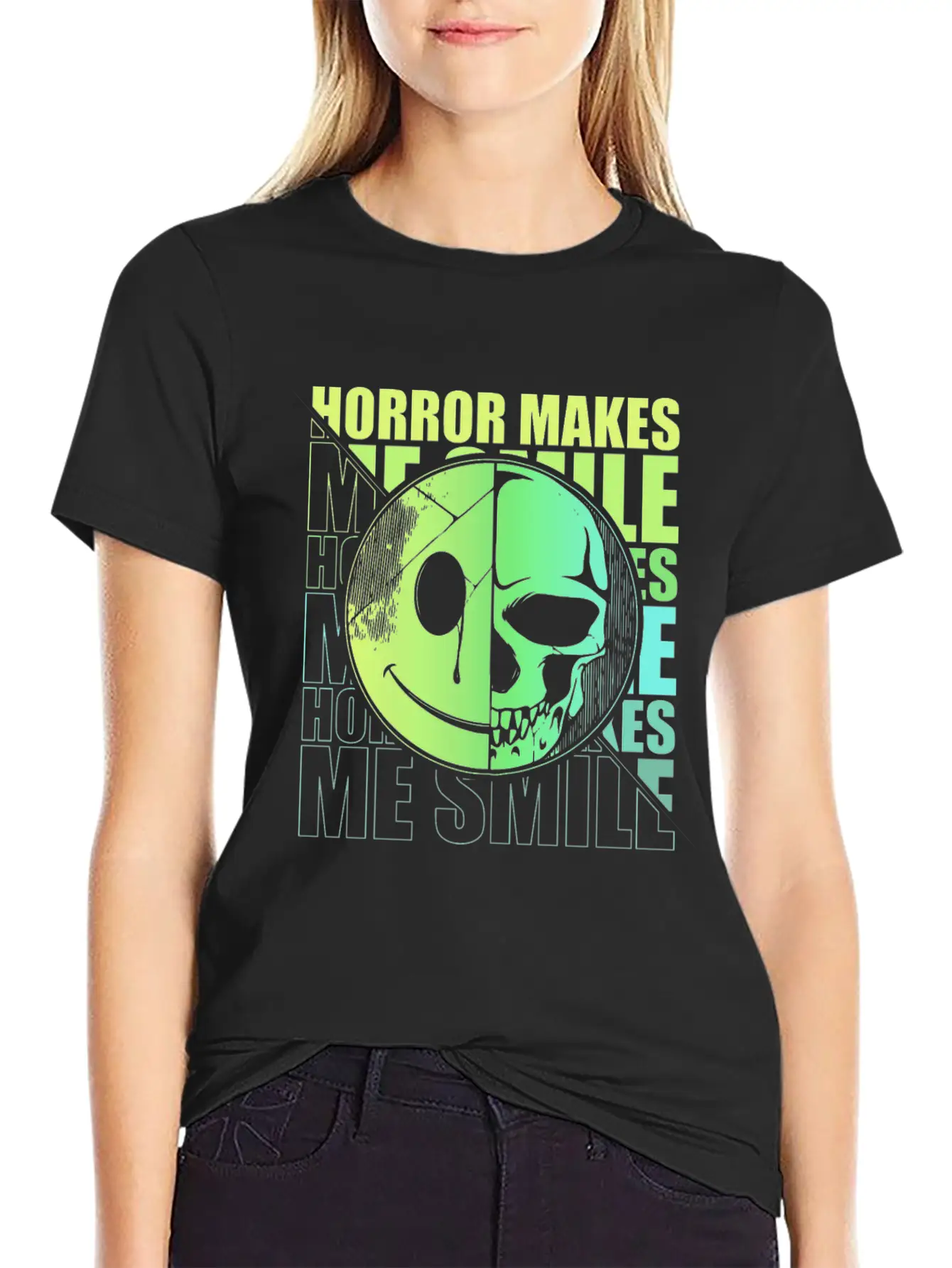 Zombie Horror Film Outfit Film Festival Halloween Unisex Short Sleeve Soft Cotton T-Shirt – Casual Everyday Wear