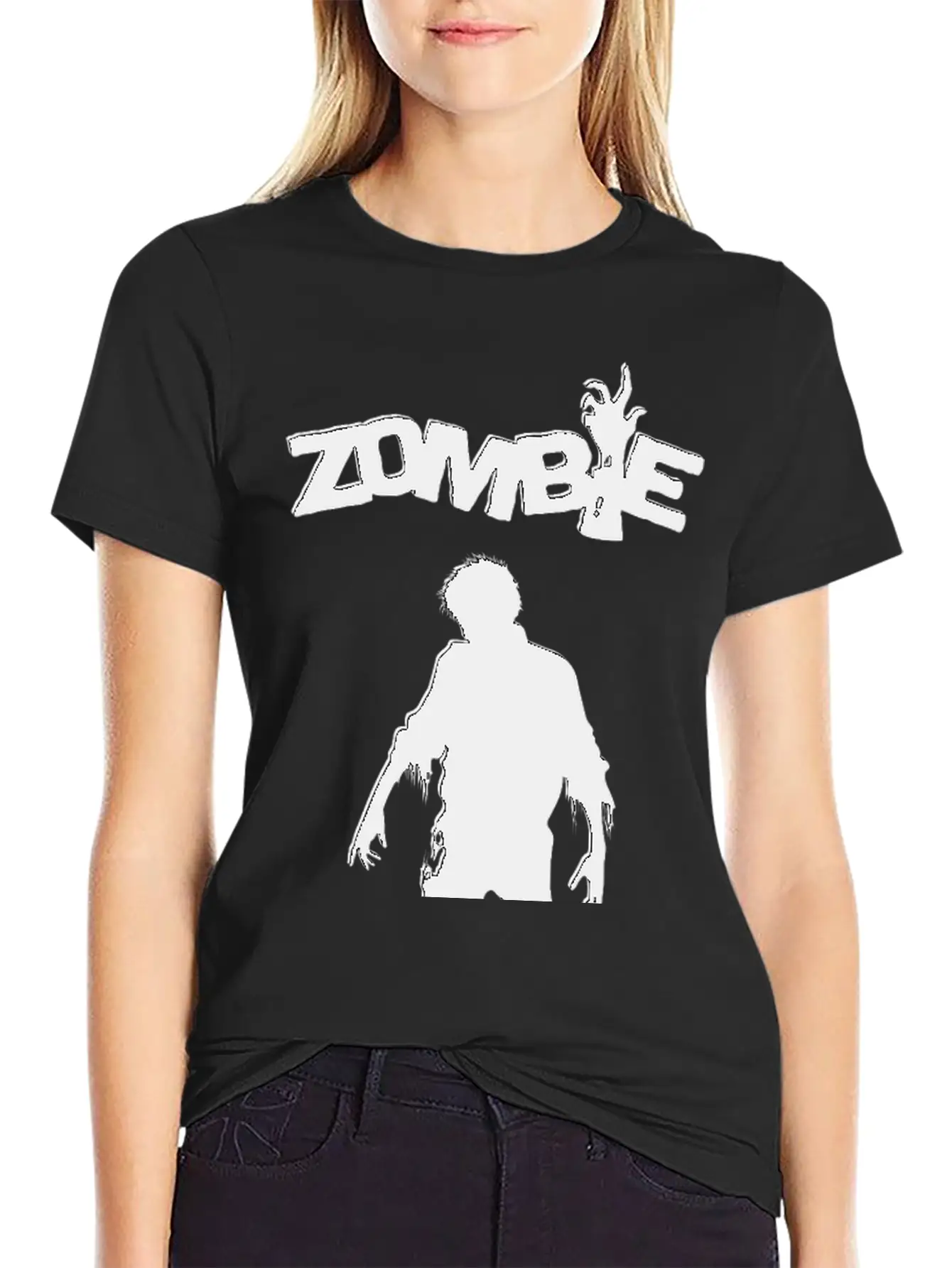 Zombie Shadow Stylish Everyday T-Shirt – Unisex Basic Cotton Tee
