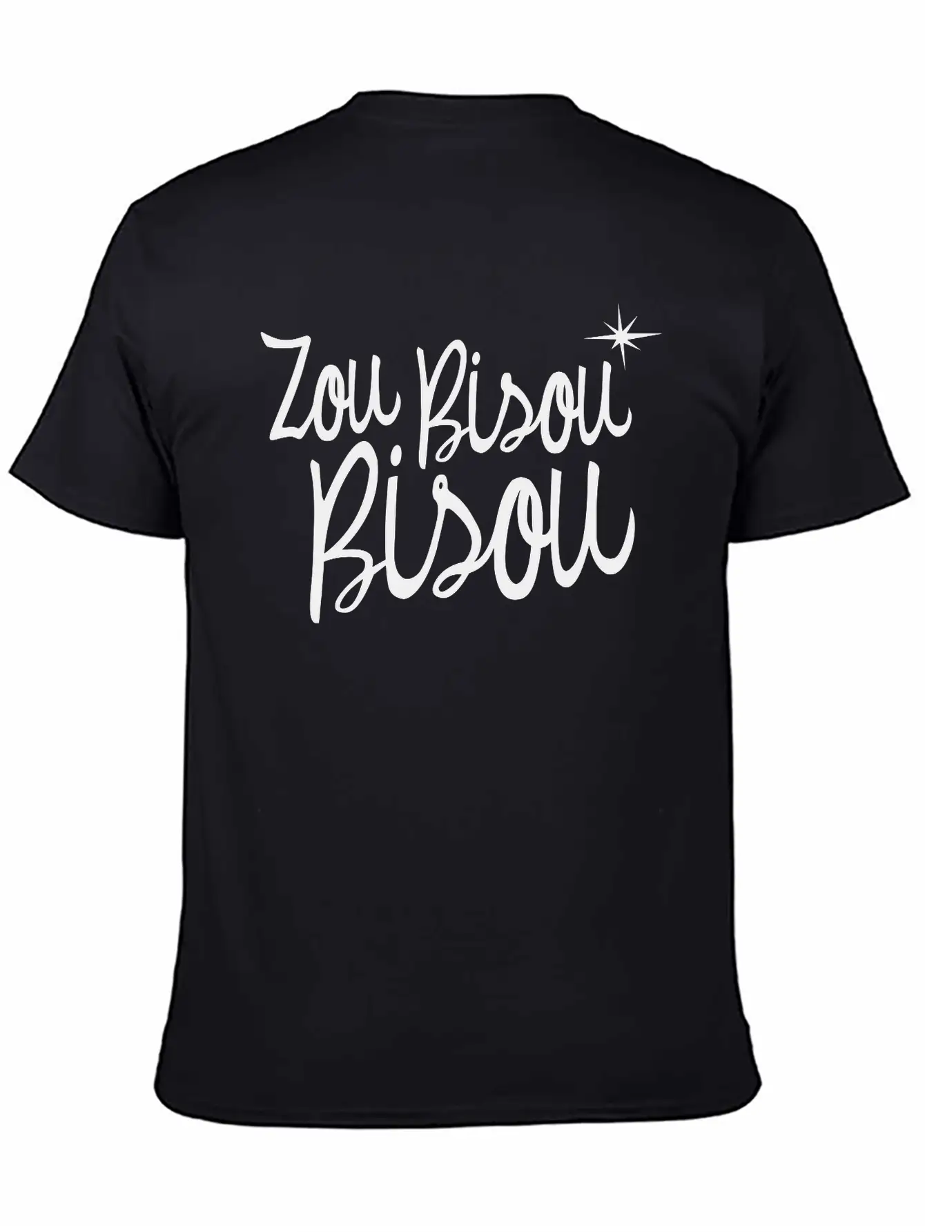 Zou Bisou Bisou Basic Graphic T-Shirt – Daily Comfort In Soft Cotton