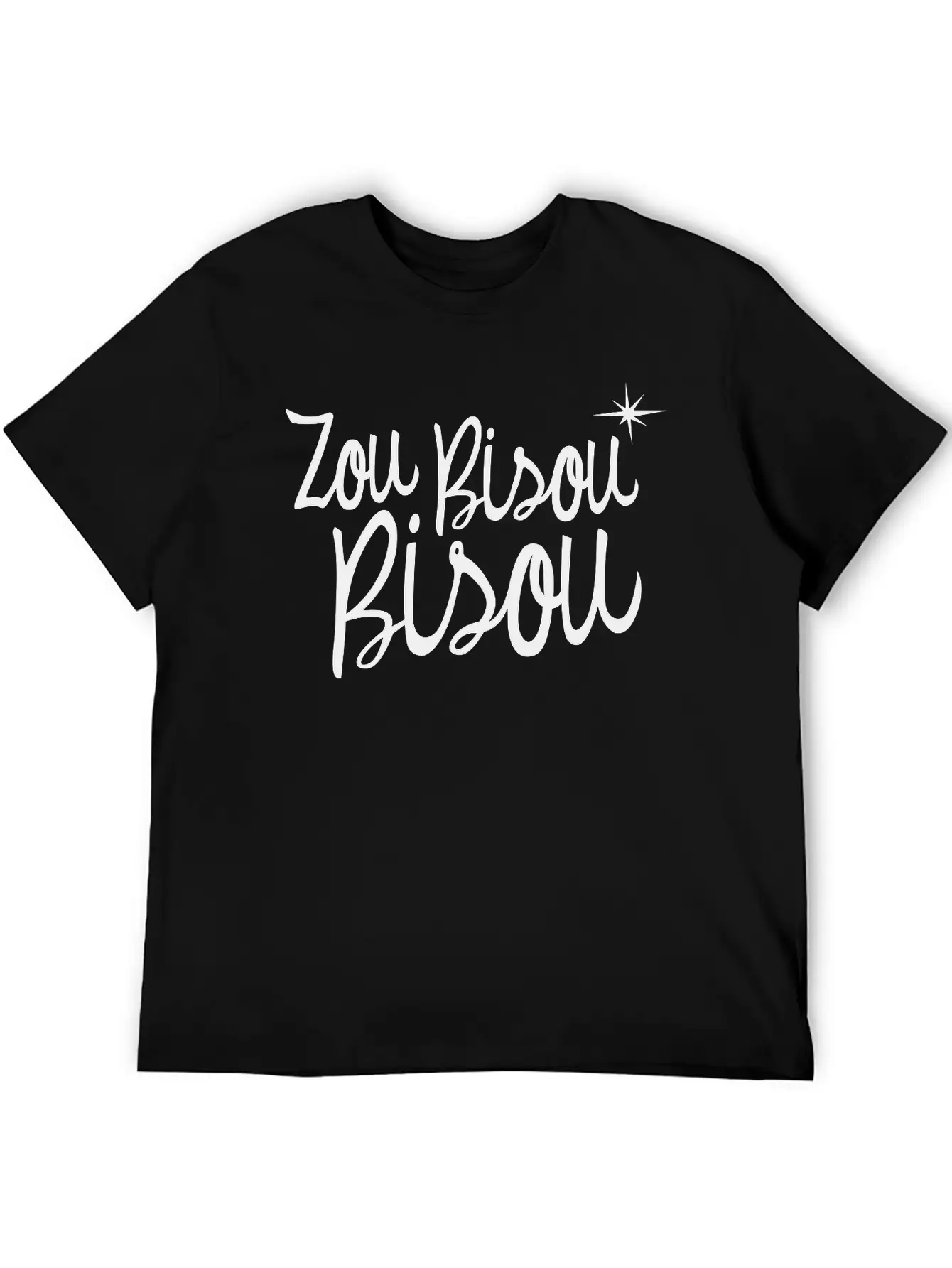Zou Bisou Bisou Basic Graphic T-Shirt – Daily Comfort In Soft Cotton