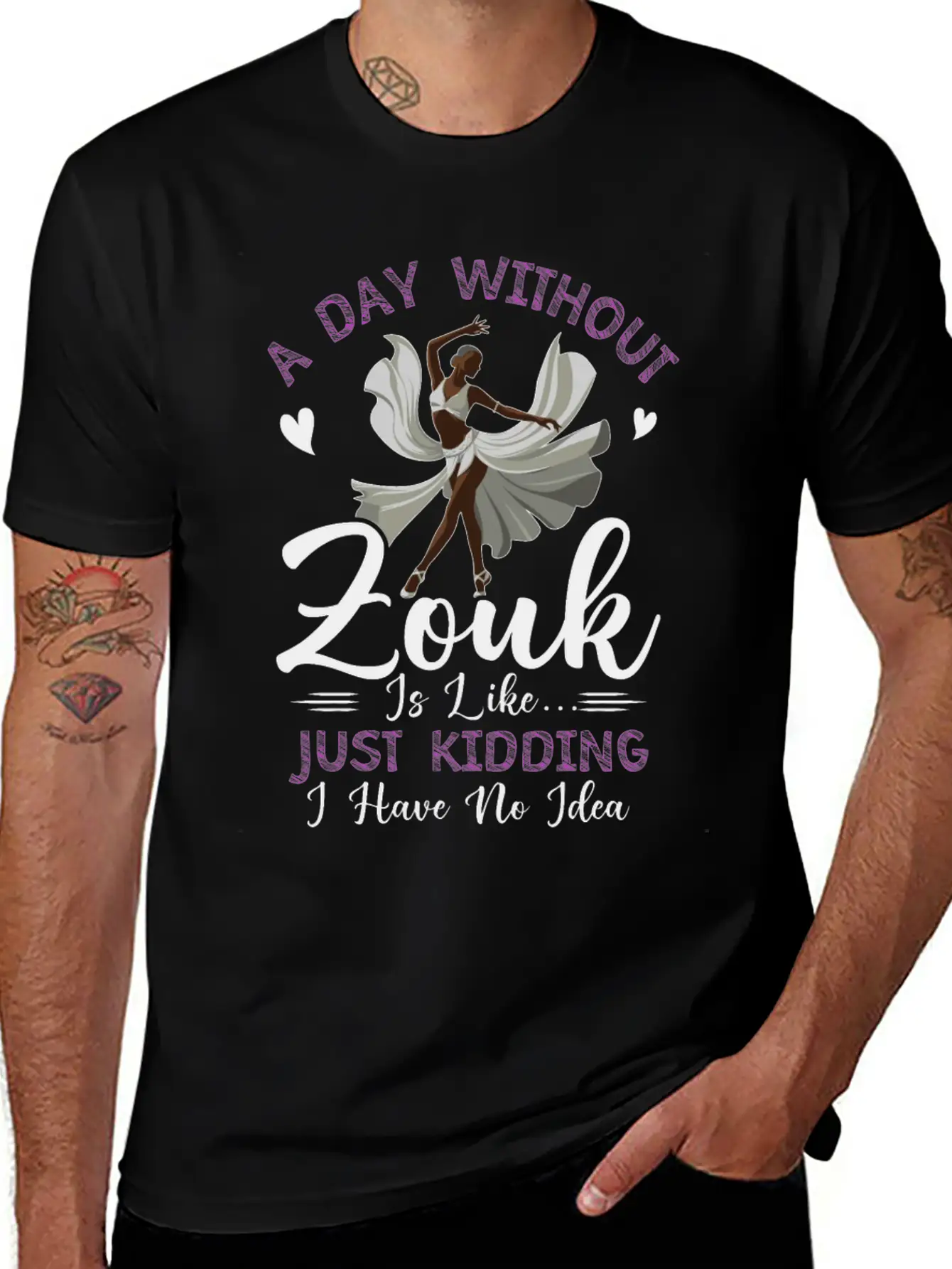 Zouk Dance Festival Design For Zouk Dancer Stylish Everyday T-Shirt – Unisex Basic Cotton Tee