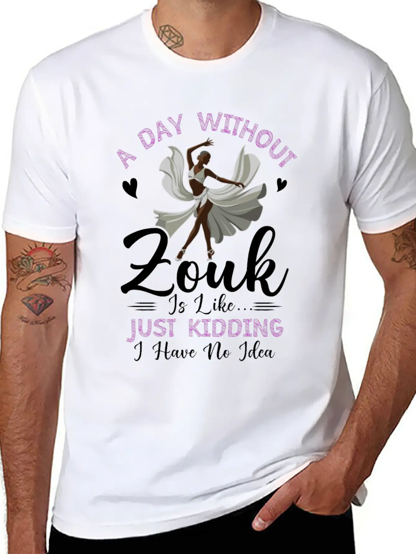 Zouk Dance Festival Design For Zouk Dancer Stylish Everyday T-Shirt – Unisex Basic Cotton Tee