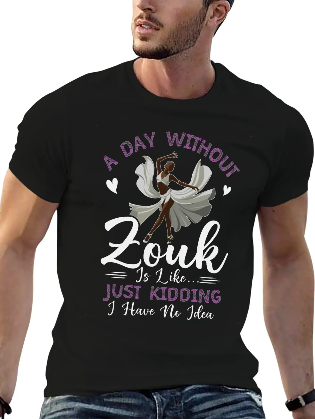 Zouk Dance Festival Design For Zouk Dancer Stylish Everyday T-Shirt – Unisex Basic Cotton Tee