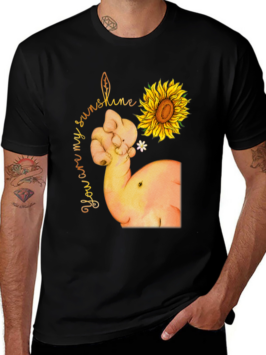 Sunshine Sunflower Strong Arm T-Shirt