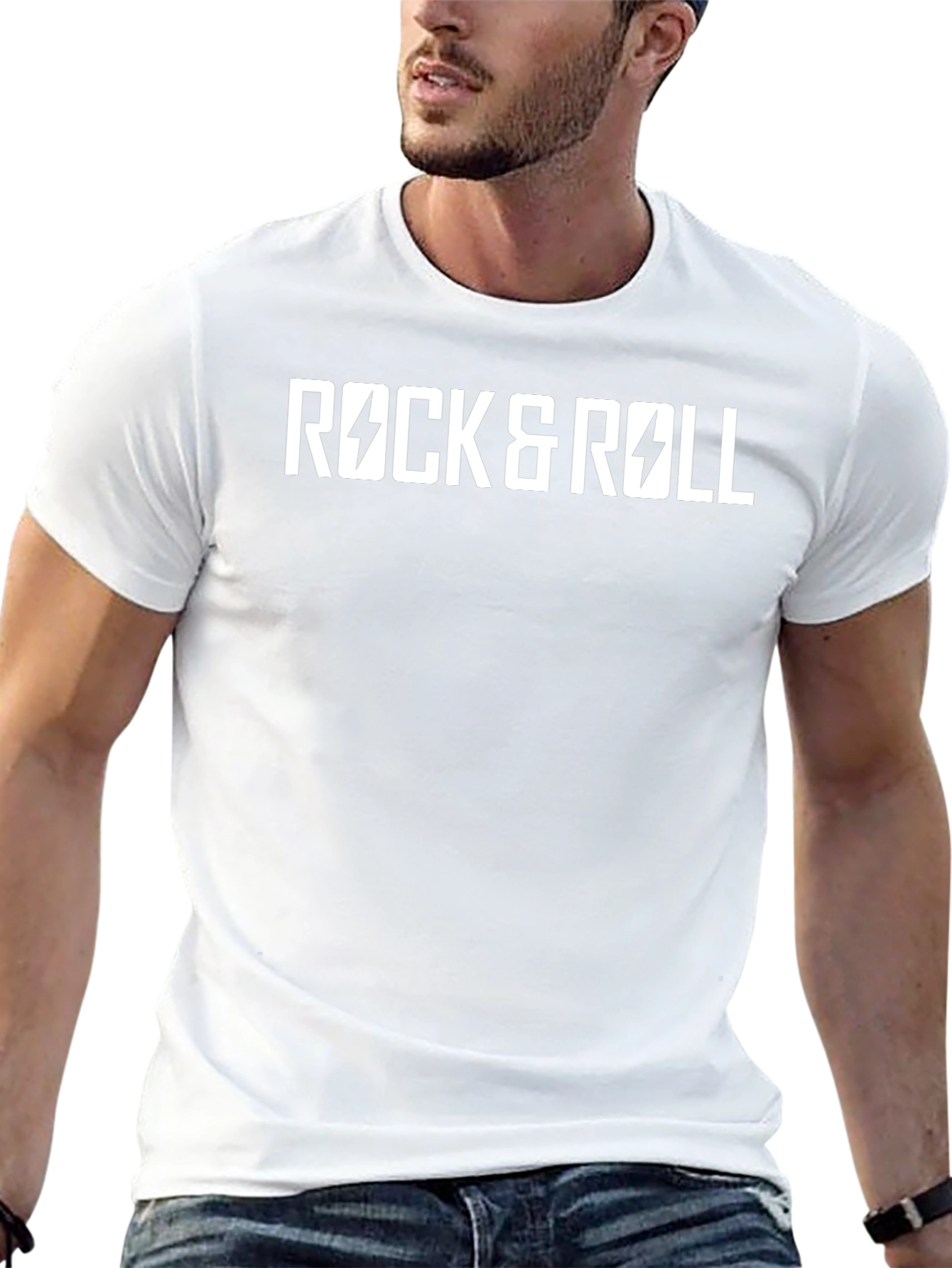 Rock & Roll Graphic Tee - Black