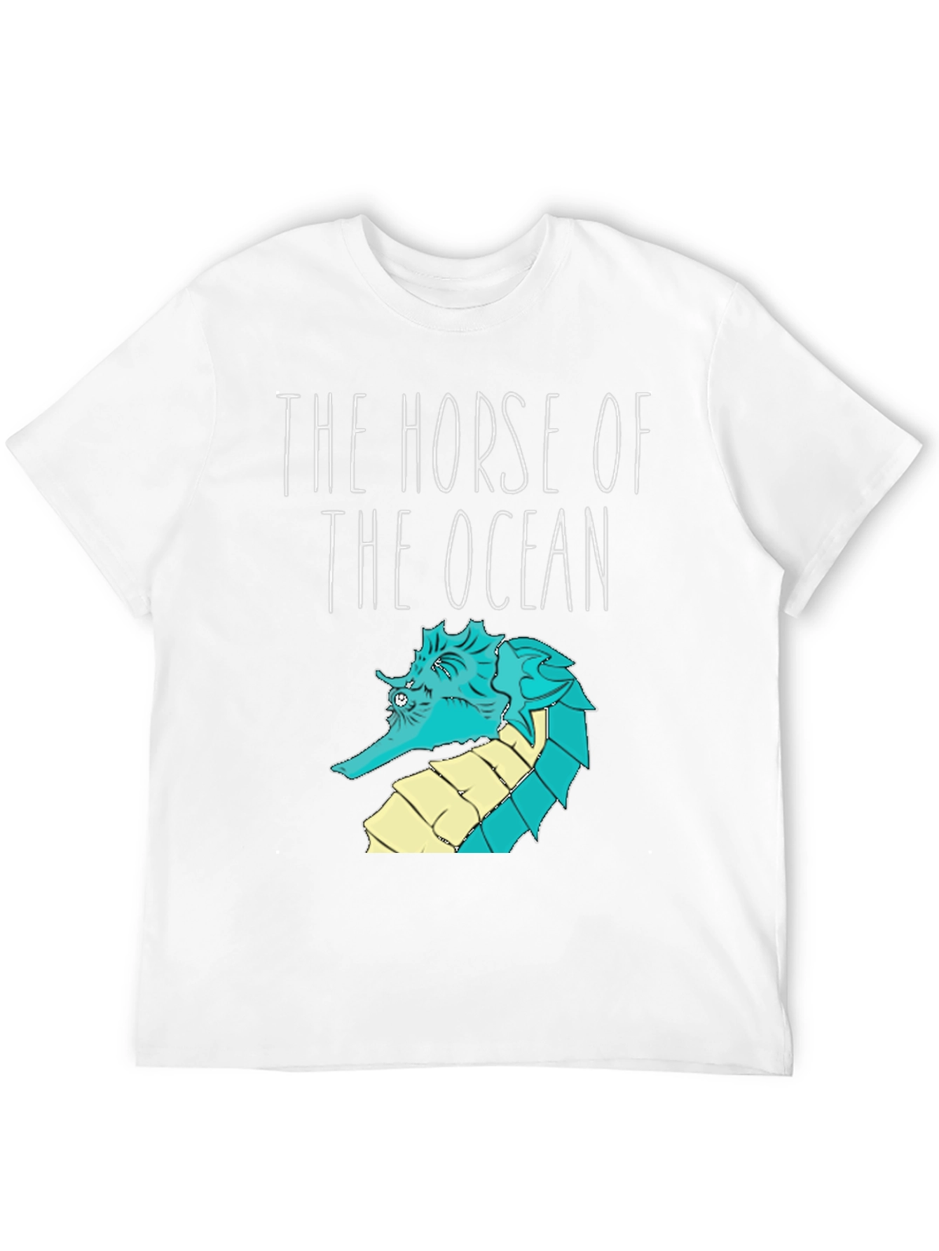 Ocean Horse T-Shirt - Quirky Sea Life Tee