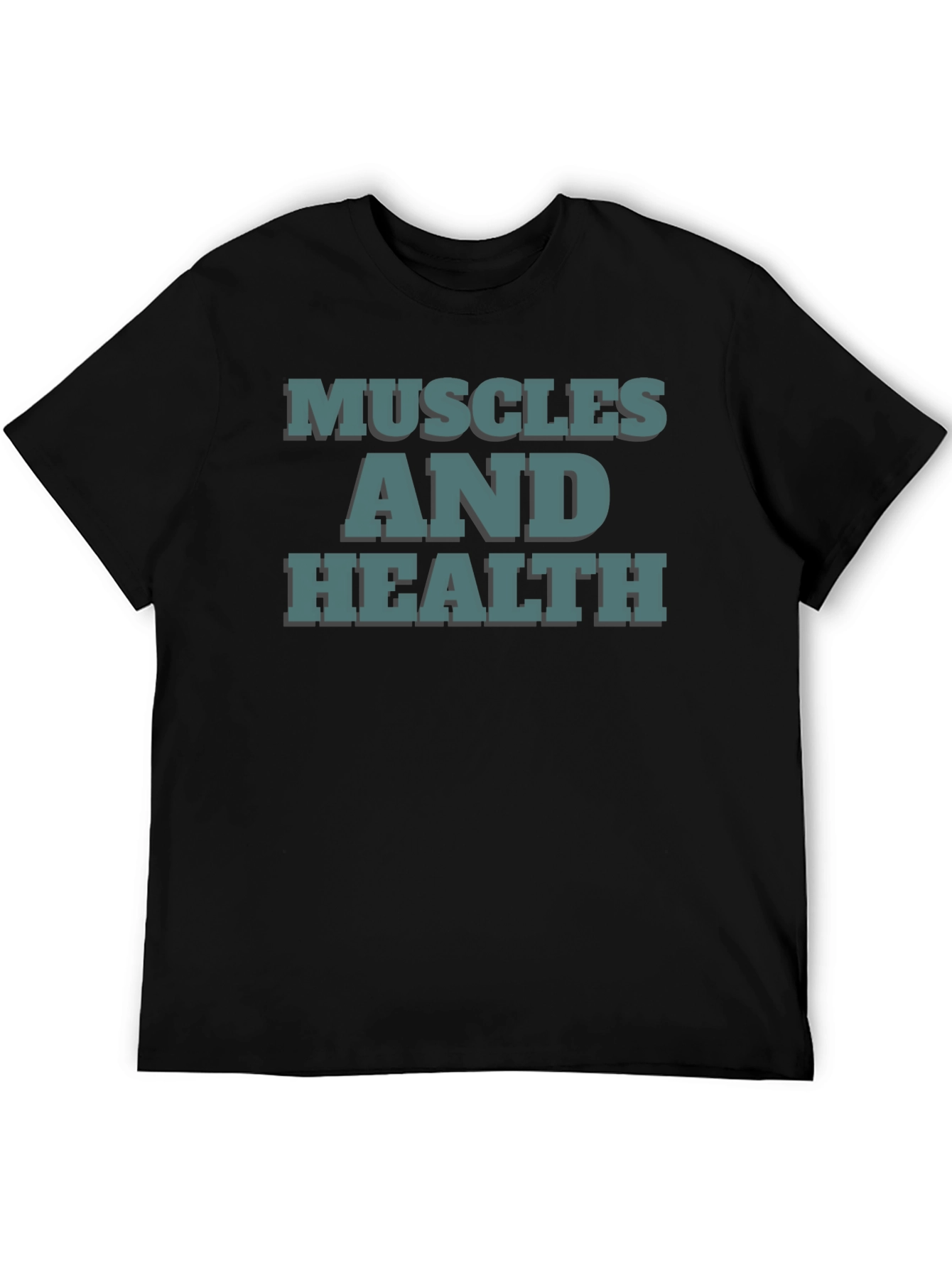 Muscles and Health T-Shirt - Gym & Fitness Apparel