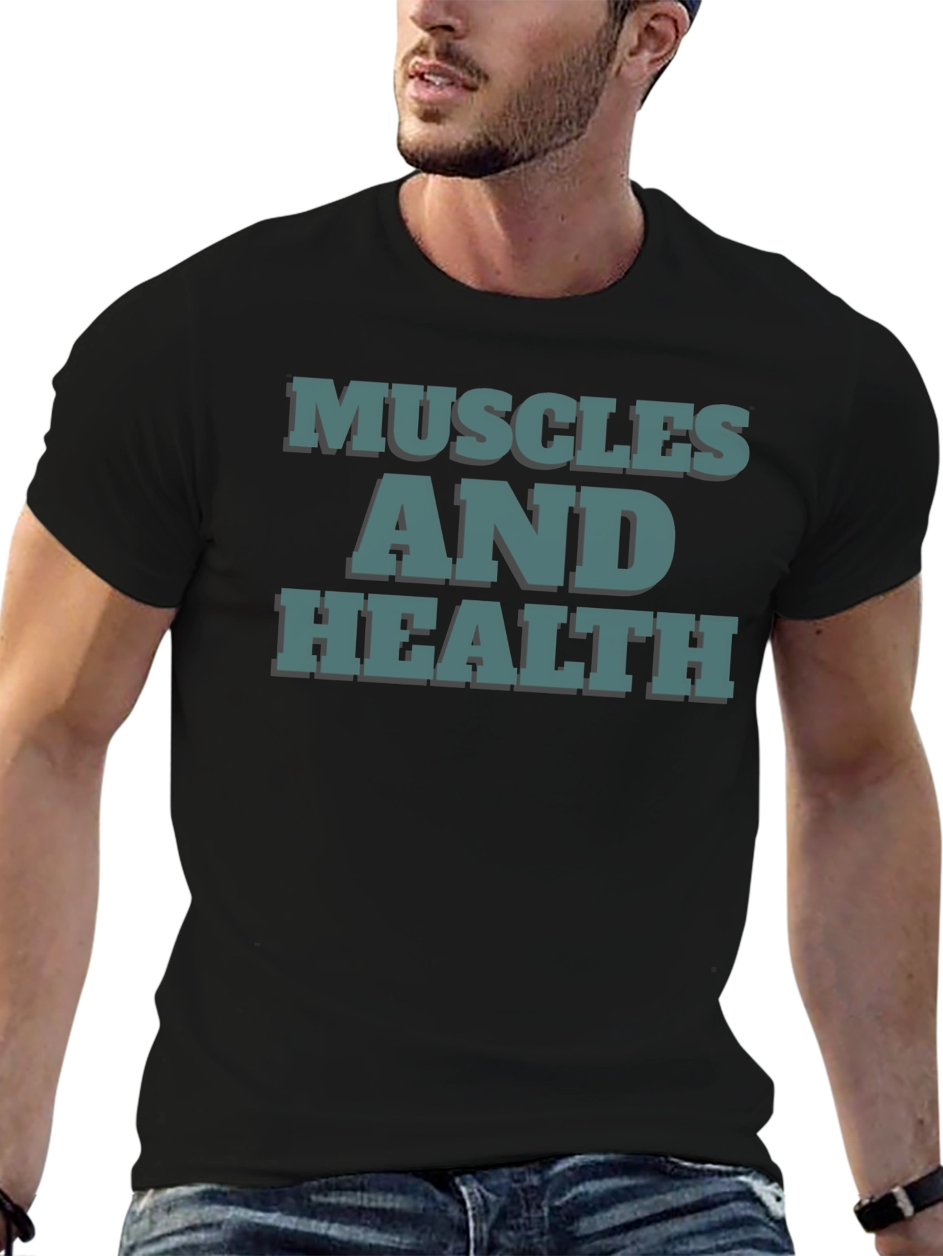 Muscles and Health T-Shirt - Gym & Fitness Apparel