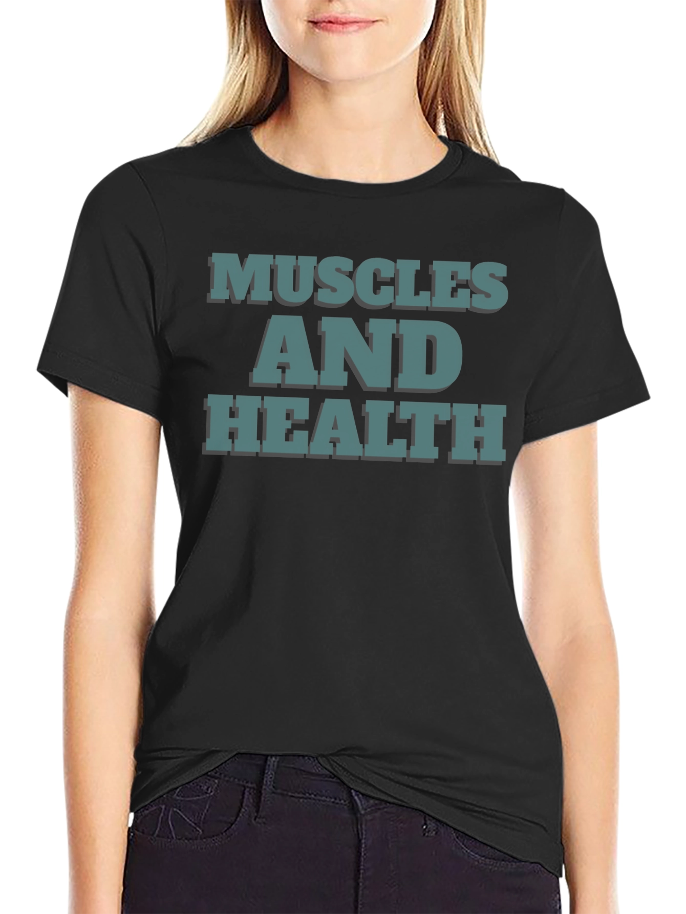 Muscles and Health T-Shirt - Gym & Fitness Apparel