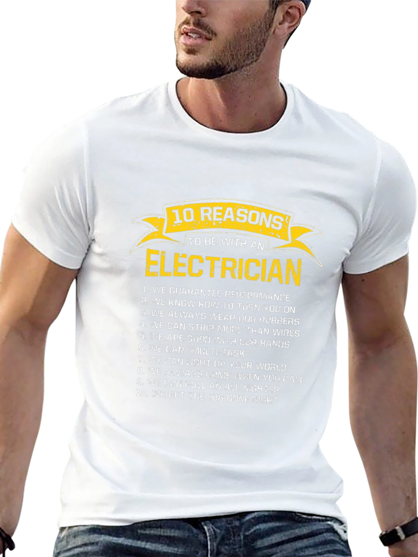 Electrician Reasons T-Shirt Funny Gift